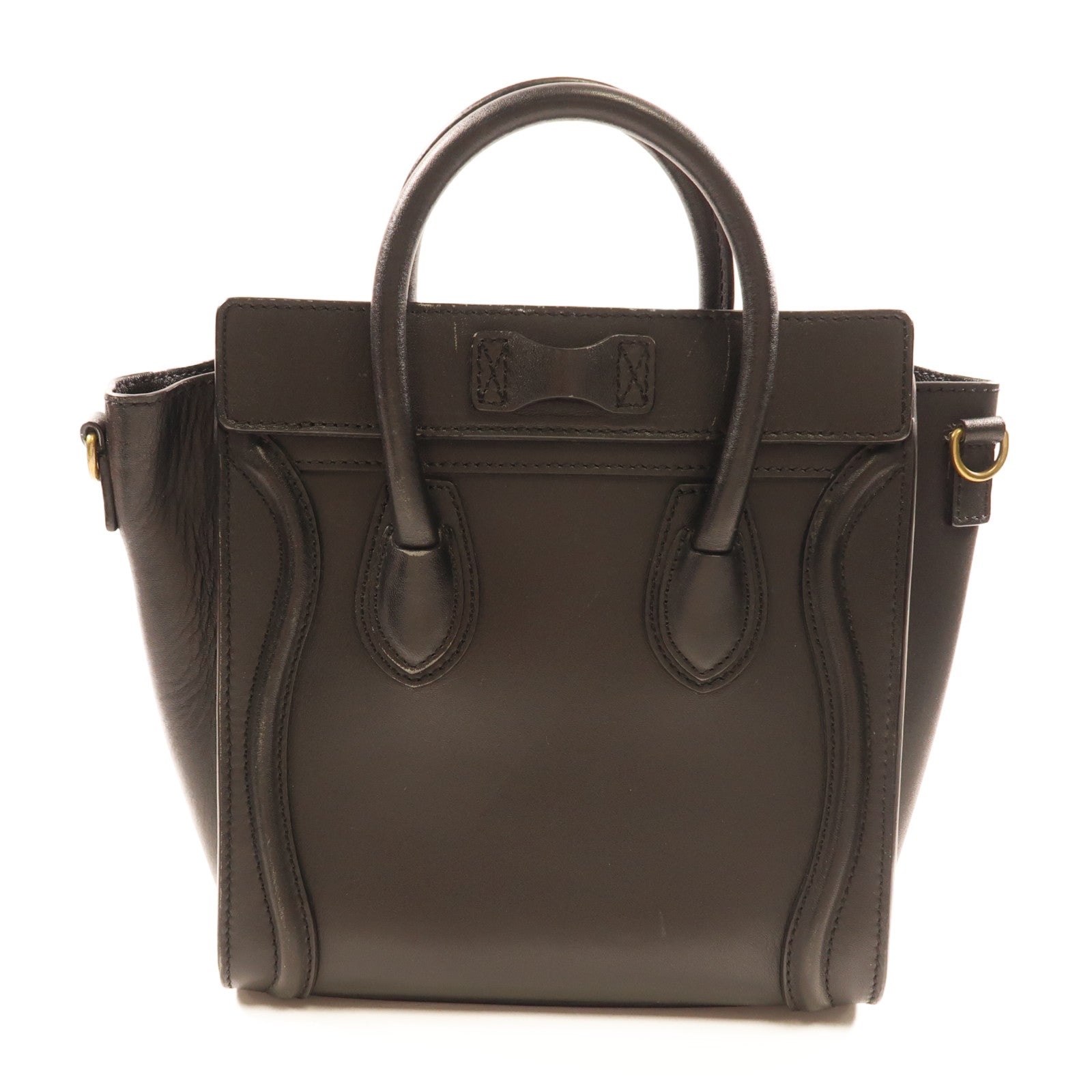 CELINE 皮革Nano Luggage手挽肩背兩用袋