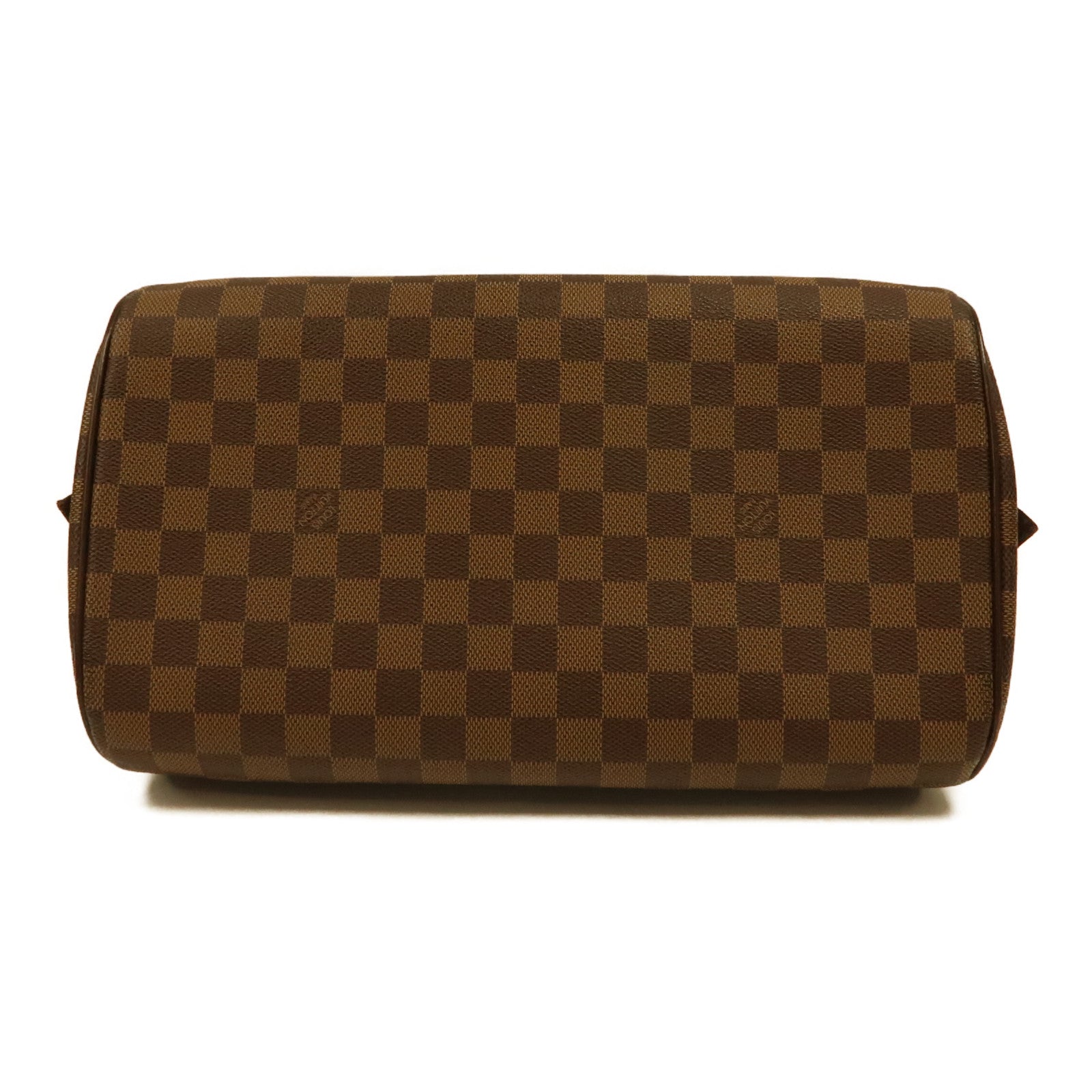 LOUIS VUITTON Damier Ebene Ribera MM金扣手挽袋啡色