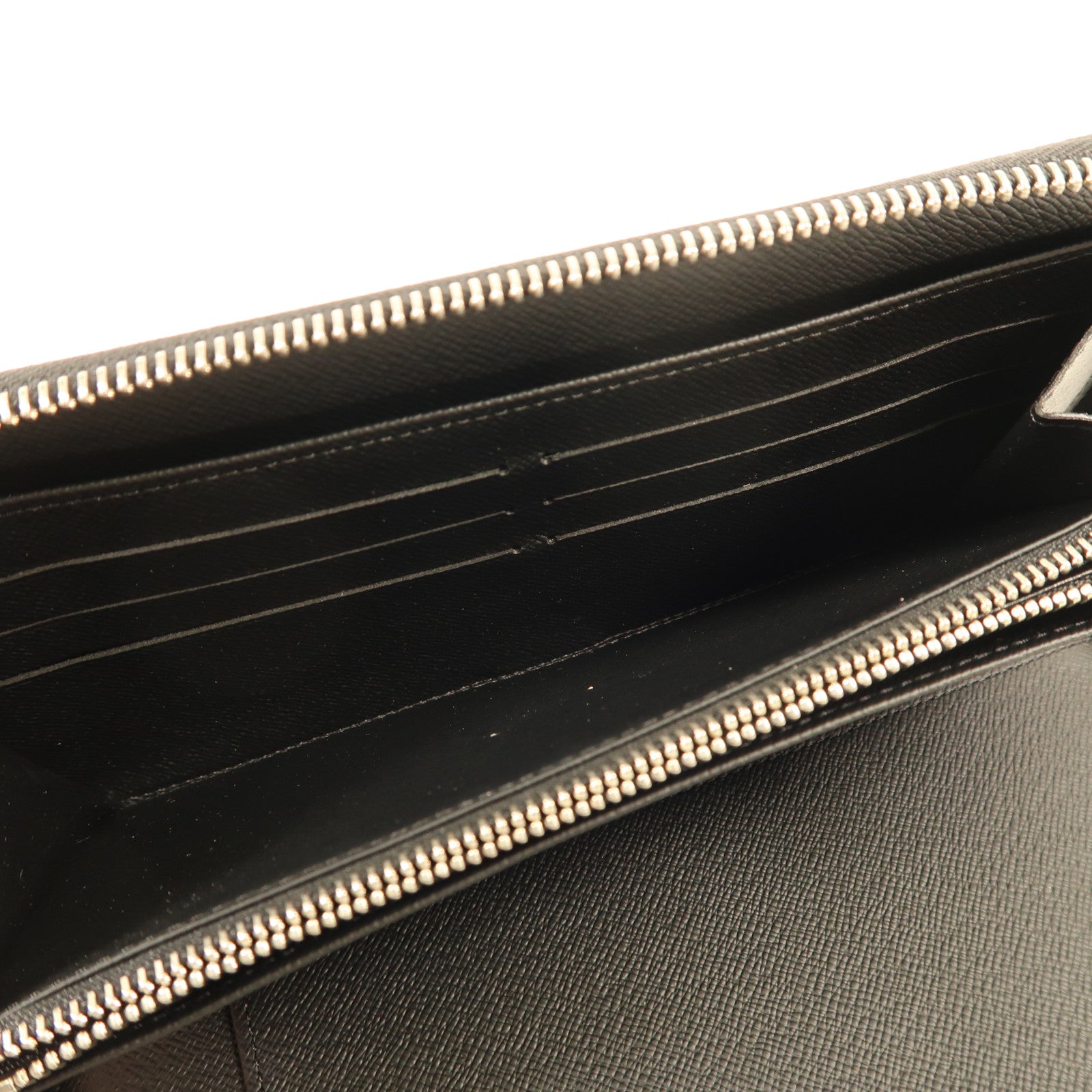 LOUIS VUITTON Damier Graphite Zippy Organizer銀扣長錢包