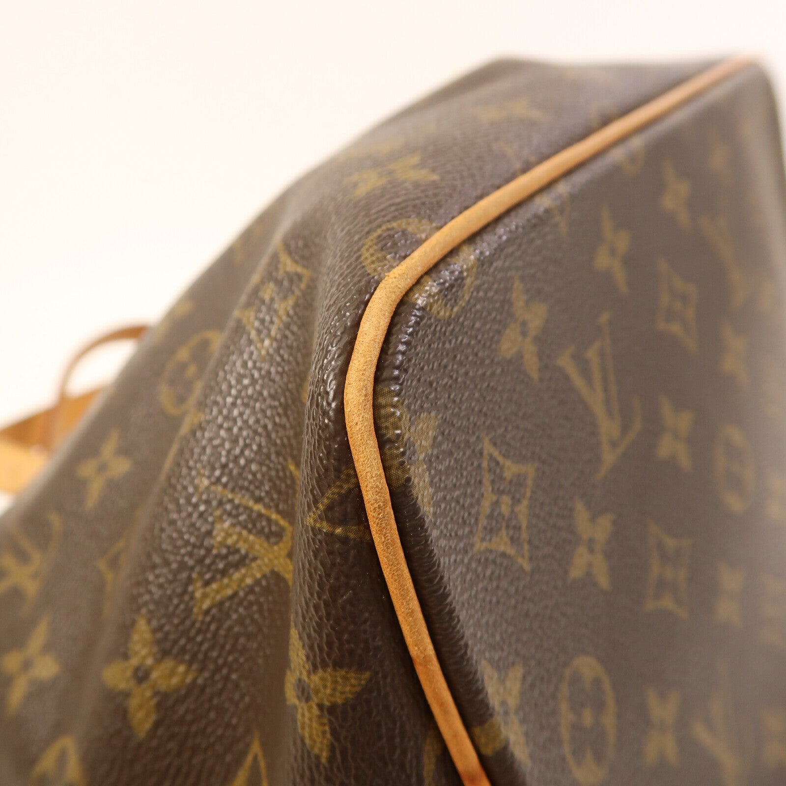 LOUIS VUITTON Monogram Palermo PM金扣手挽肩背兩用袋棕色