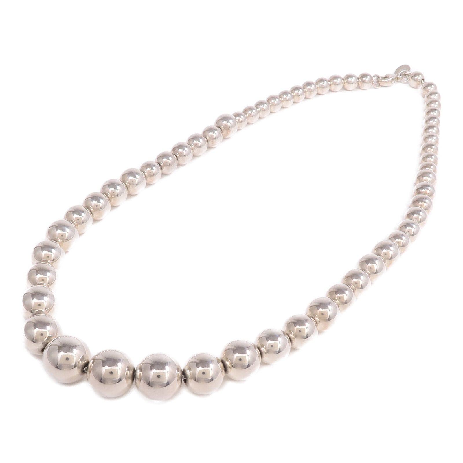 TIFFANY＆CO 925純銀Ball Necklace項鍊
