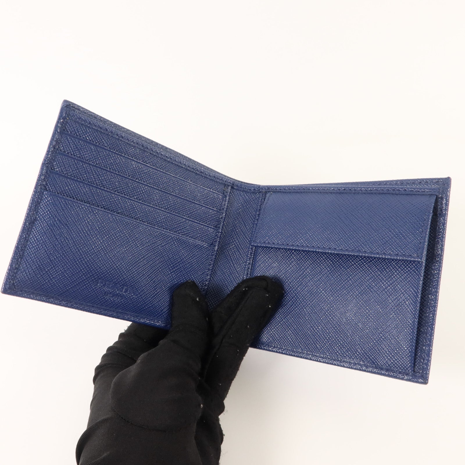 PRADA Saffiano皮革Bifold Wallet錢包