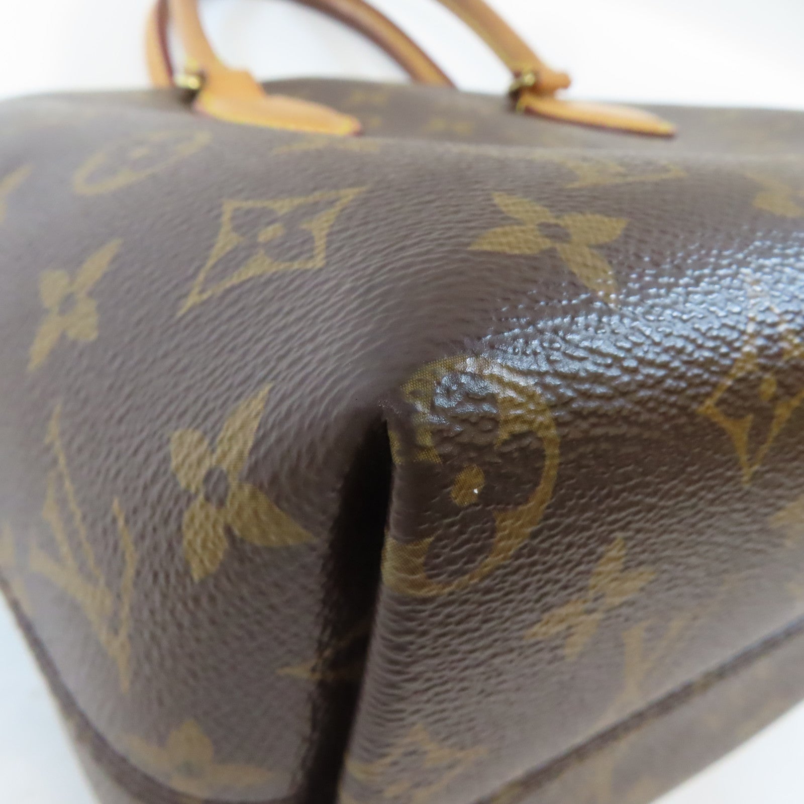 LOUIS VUITTON Monogram Boetie PM金扣手挽肩背兩用袋啡色