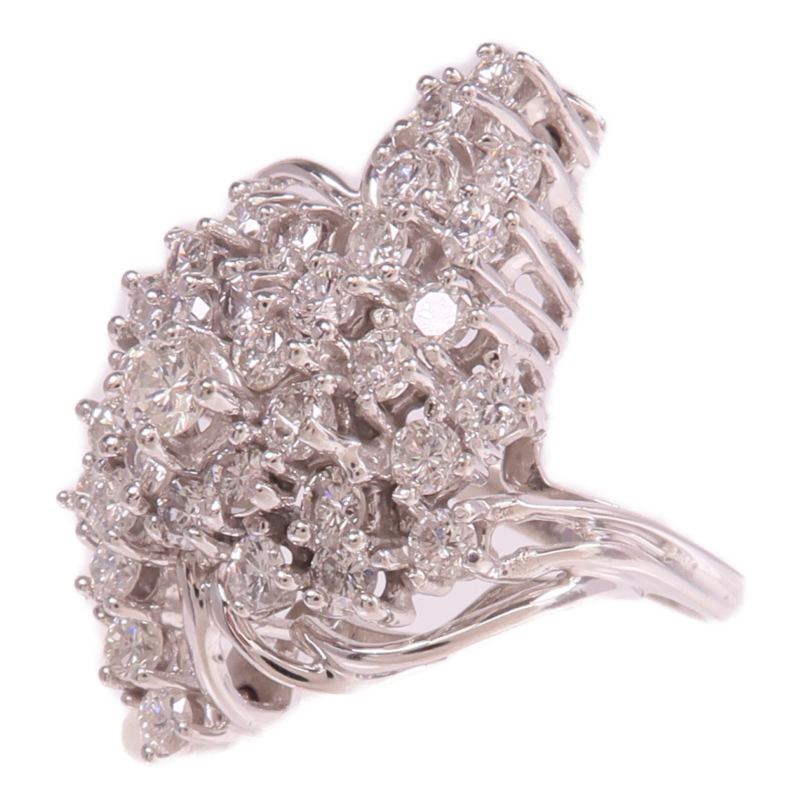 JEWELRY 14K白金Diamond Ring鑽石戒指US#7.5