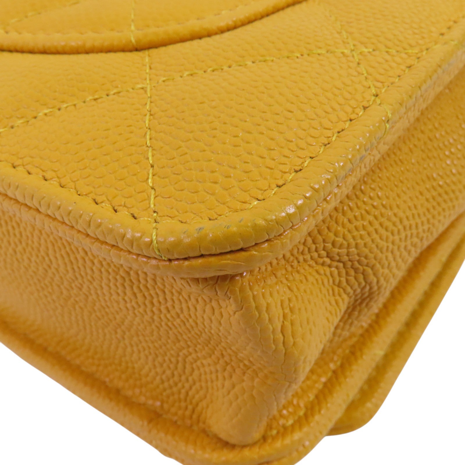 CHANEL 牛皮皮革Chanel WOC Wallet On Chain金扣鏈帶肩背袋