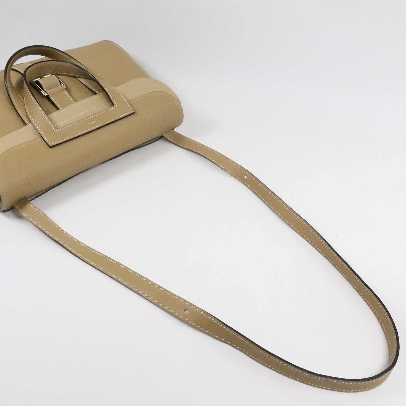 HERMES Clemence皮革Halzan 31手挽肩背兩用袋Trench