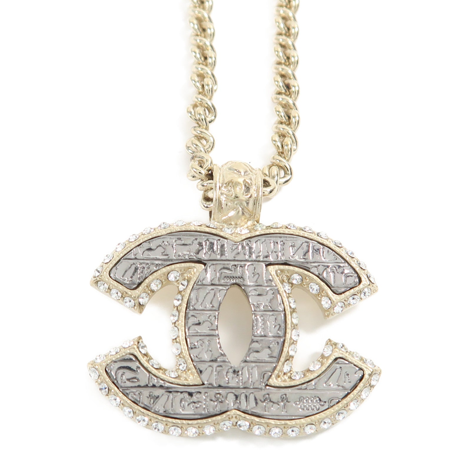 CHANEL 金屬Necklace項鍊金色/銀色