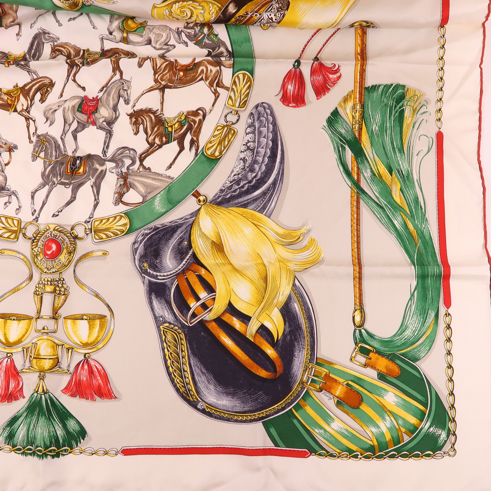 HERMES 絲質Scarf 90X90絲巾