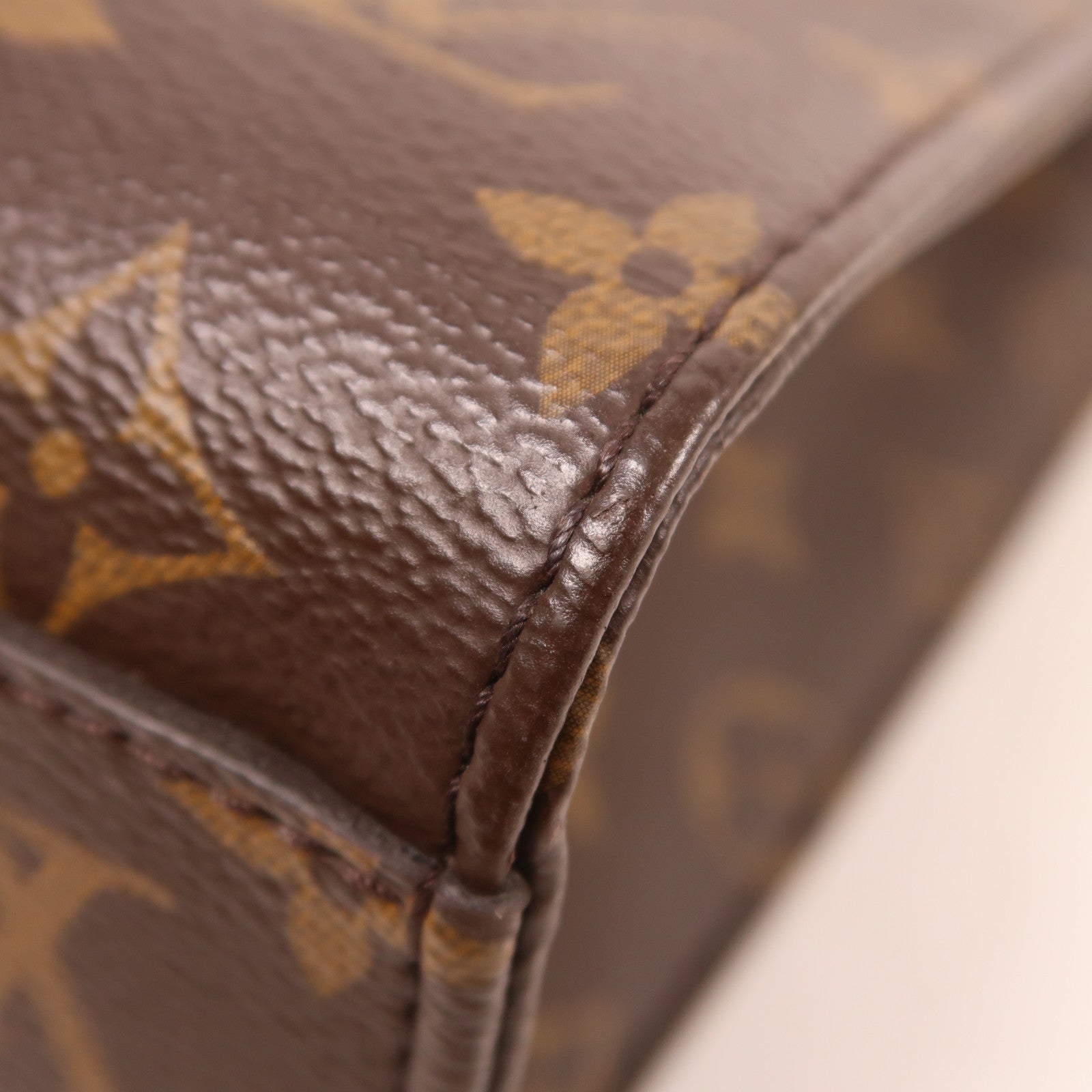 LOUIS VUITTON Monogram Sac Plat BB金扣手挽肩背兩用袋