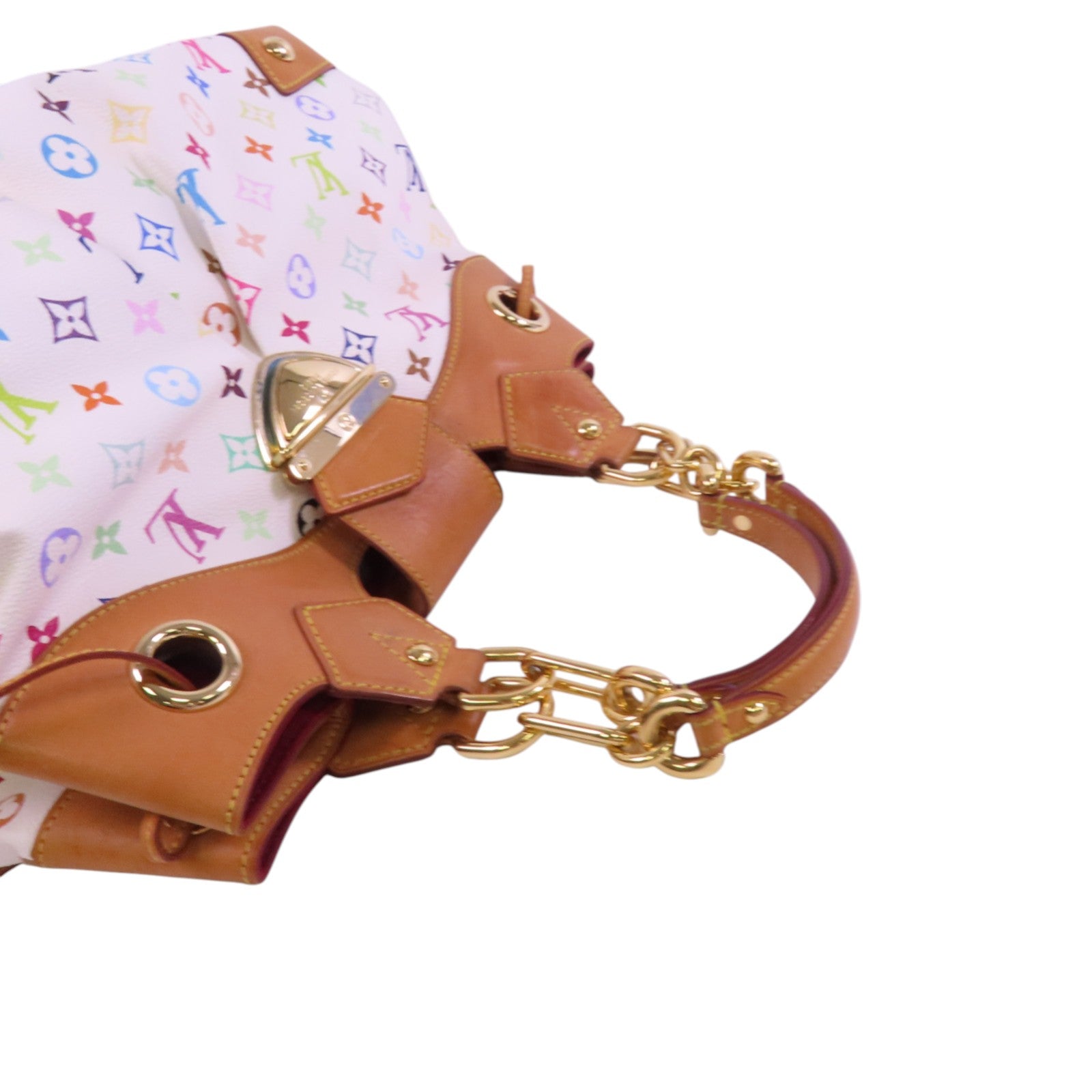 LOUIS VUITTON Monogram Multicolore Ursula金扣肩背袋