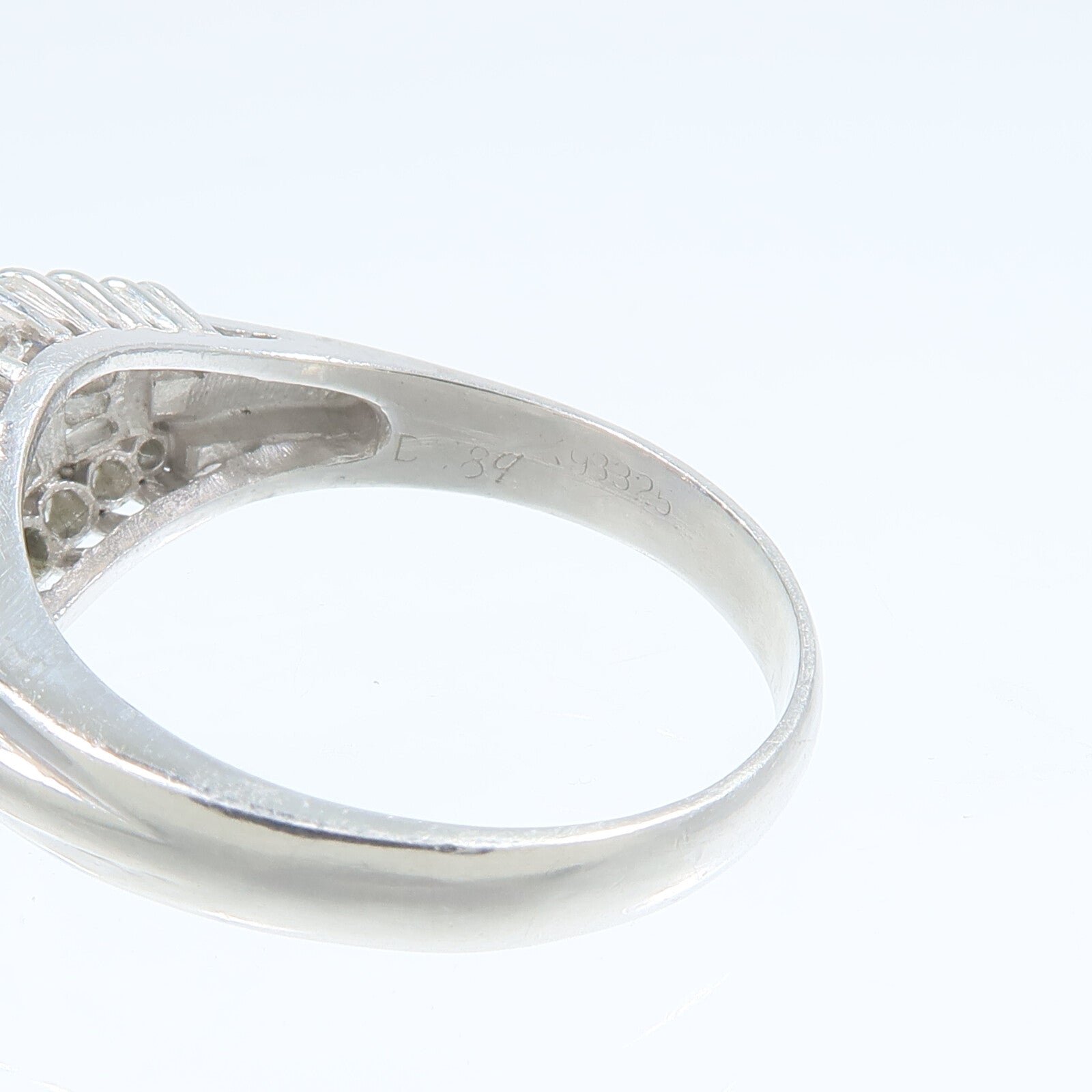 JEWELRY PT900鉑金Sapphire Diamond Ring藍寶石/鑽石戒指
