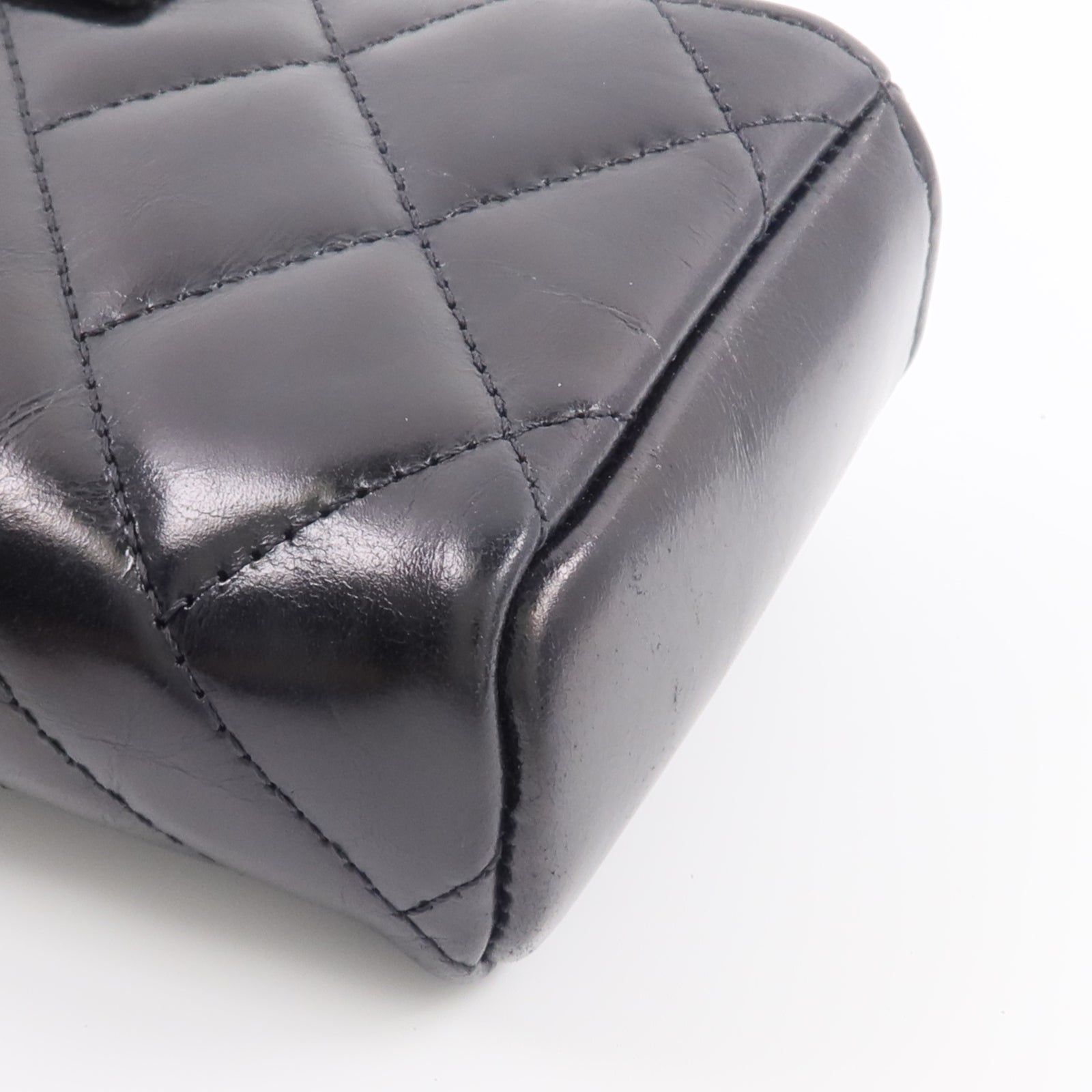 CHANEL 牛皮皮革CC O-Mini Phone Pouch零錢包