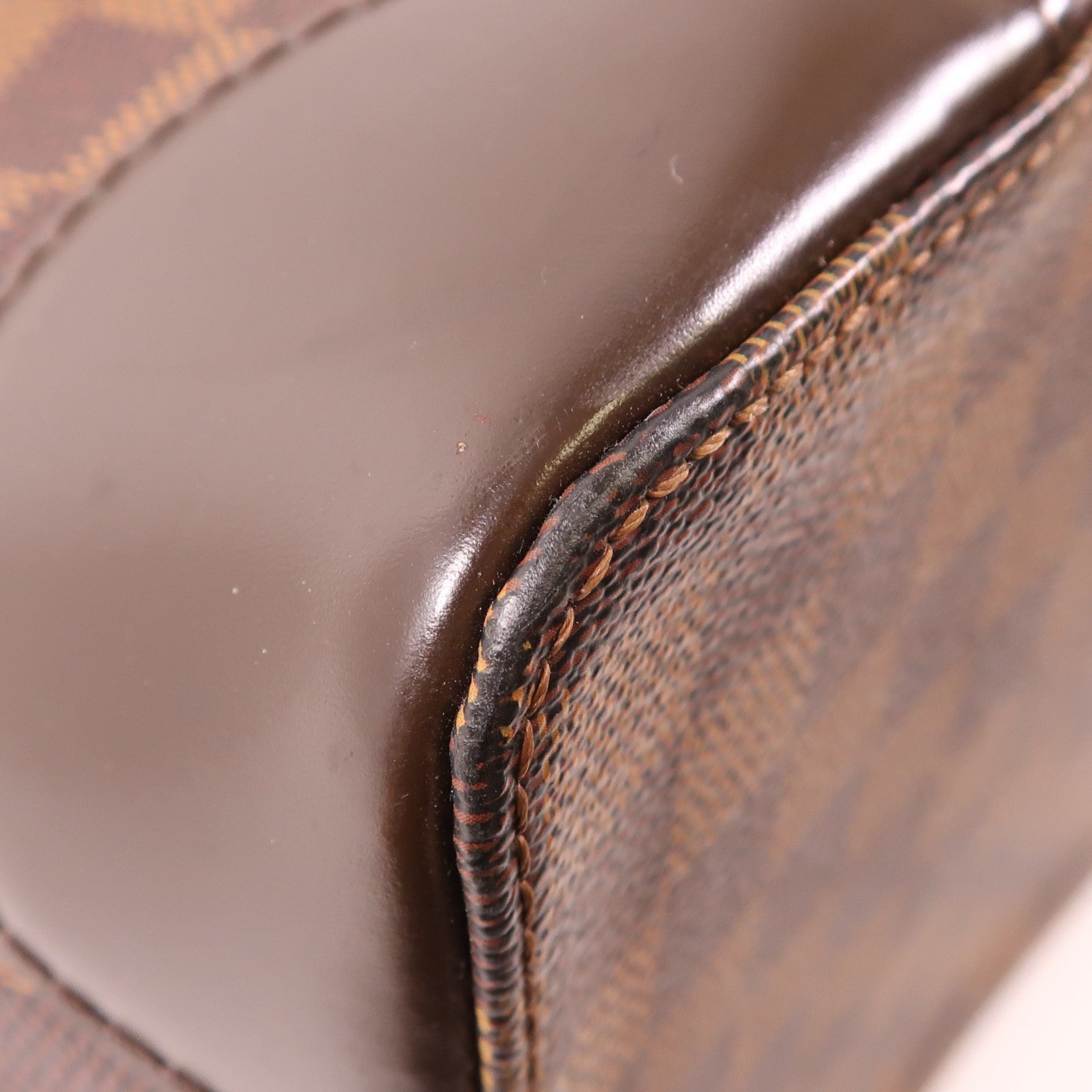 LOUIS VUITTON Damier Hampstead MM金扣肩背袋/手挽袋