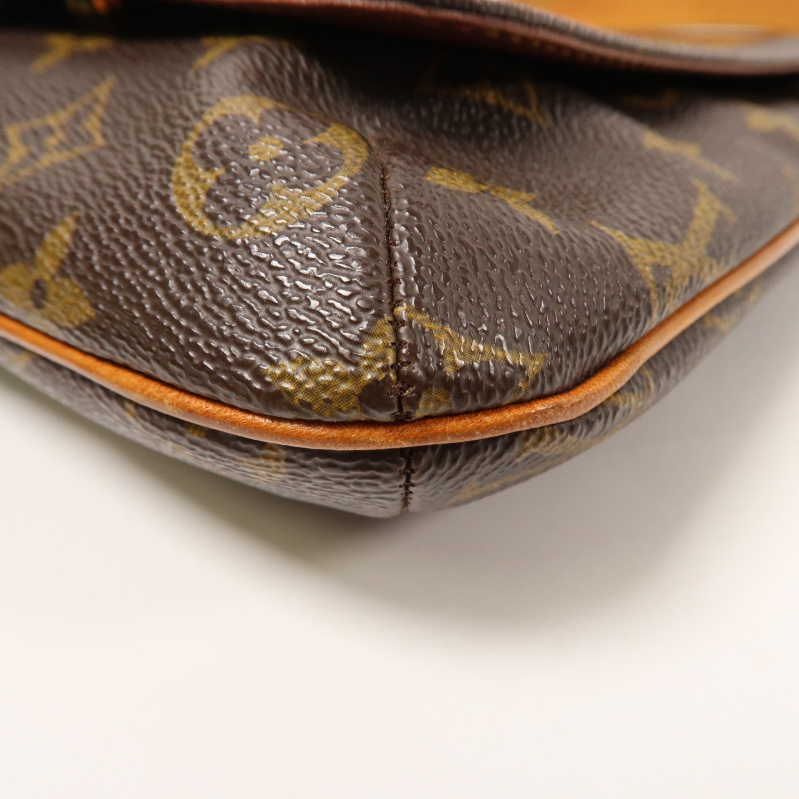 LOUIS VUITTON 【激減優惠】Monogram Musette金扣肩背袋啡色