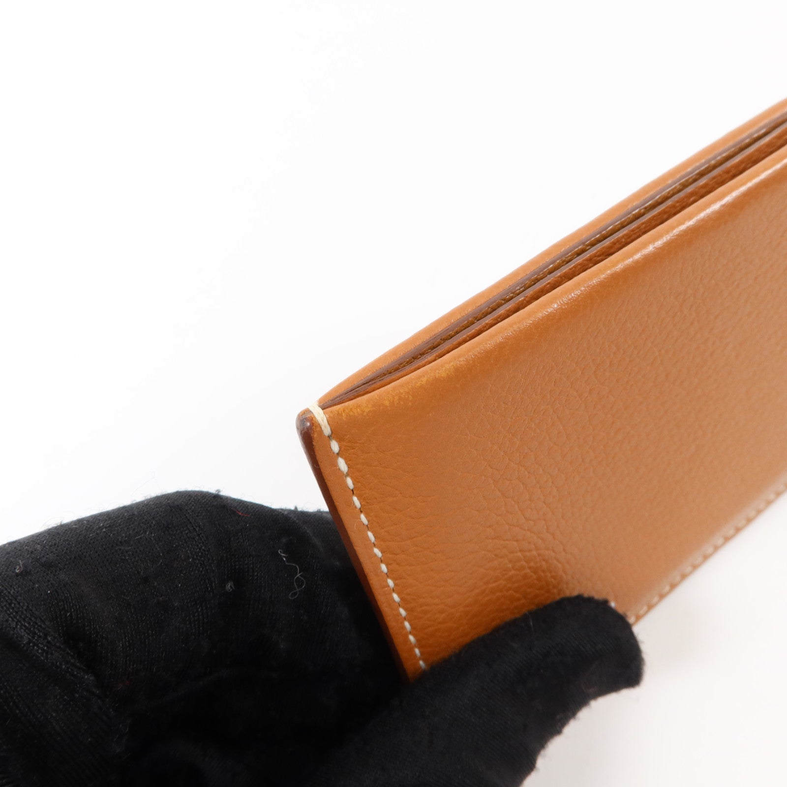 HERMES Evercolor皮革H Sellier Card Holder卡片套Gold