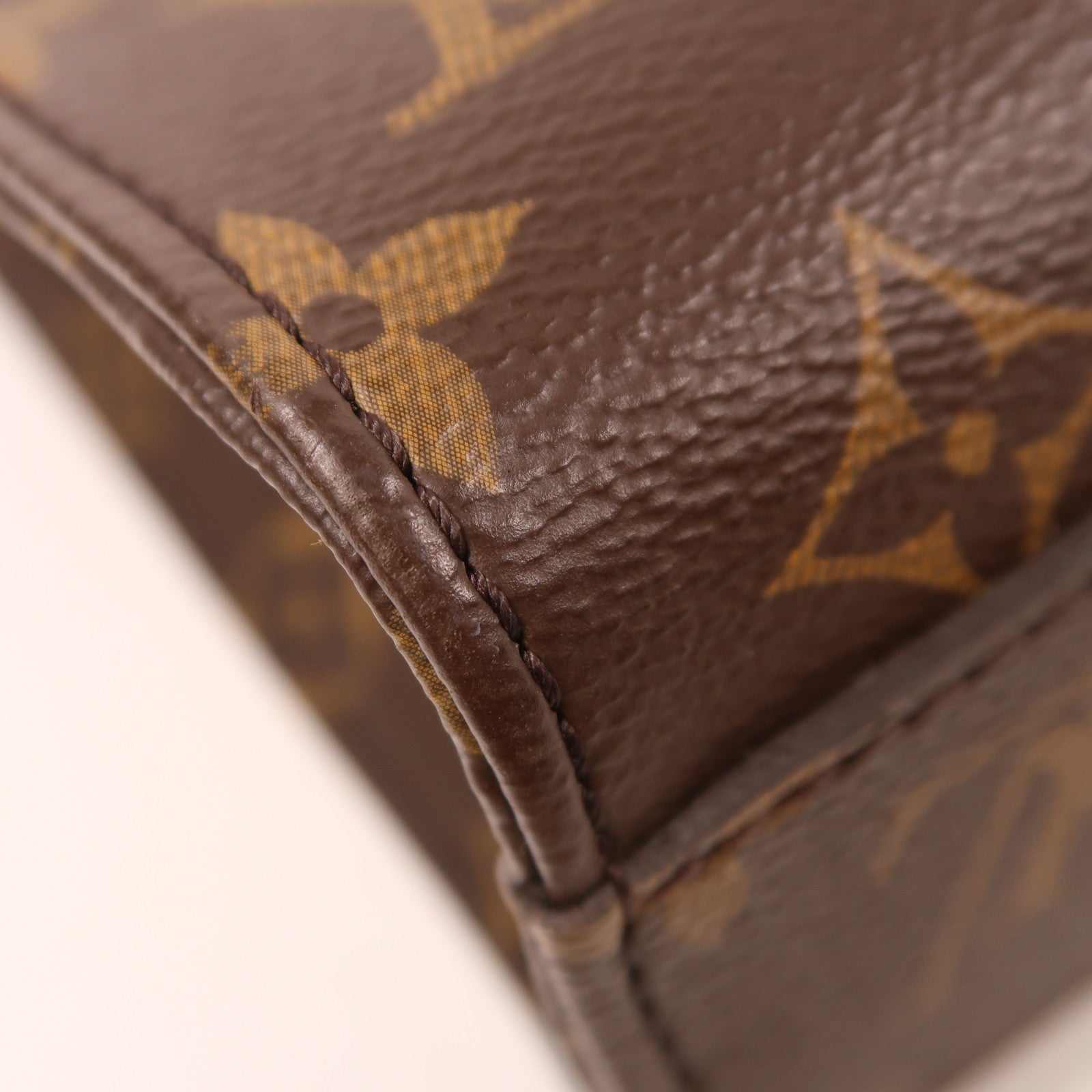 LOUIS VUITTON Monogram Sac Plat BB金扣手挽肩背兩用袋