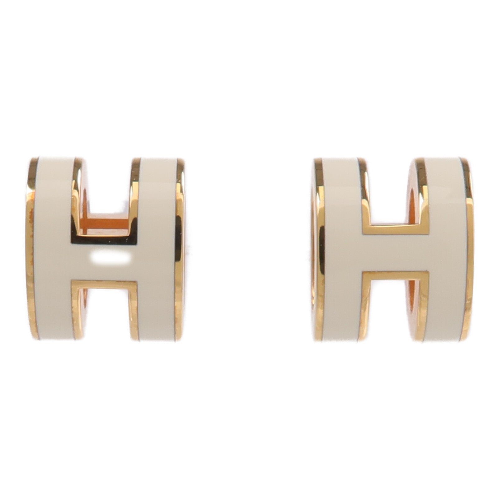 HERMES 金屬Mini Pop H耳環