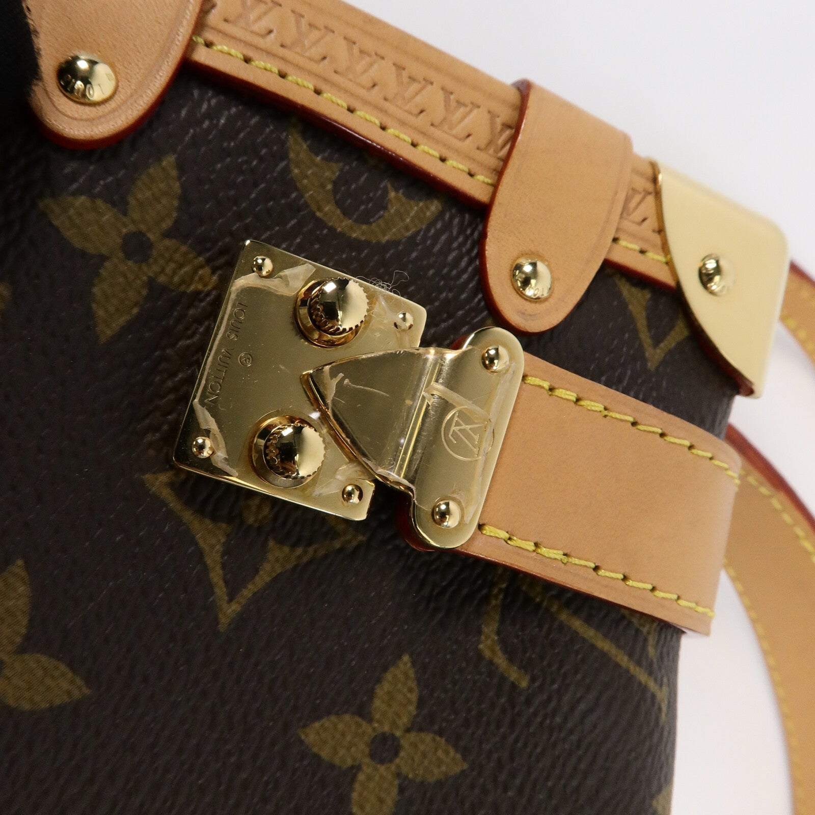 LOUIS VUITTON Monogram Side Trunk PM手挽肩背兩用袋