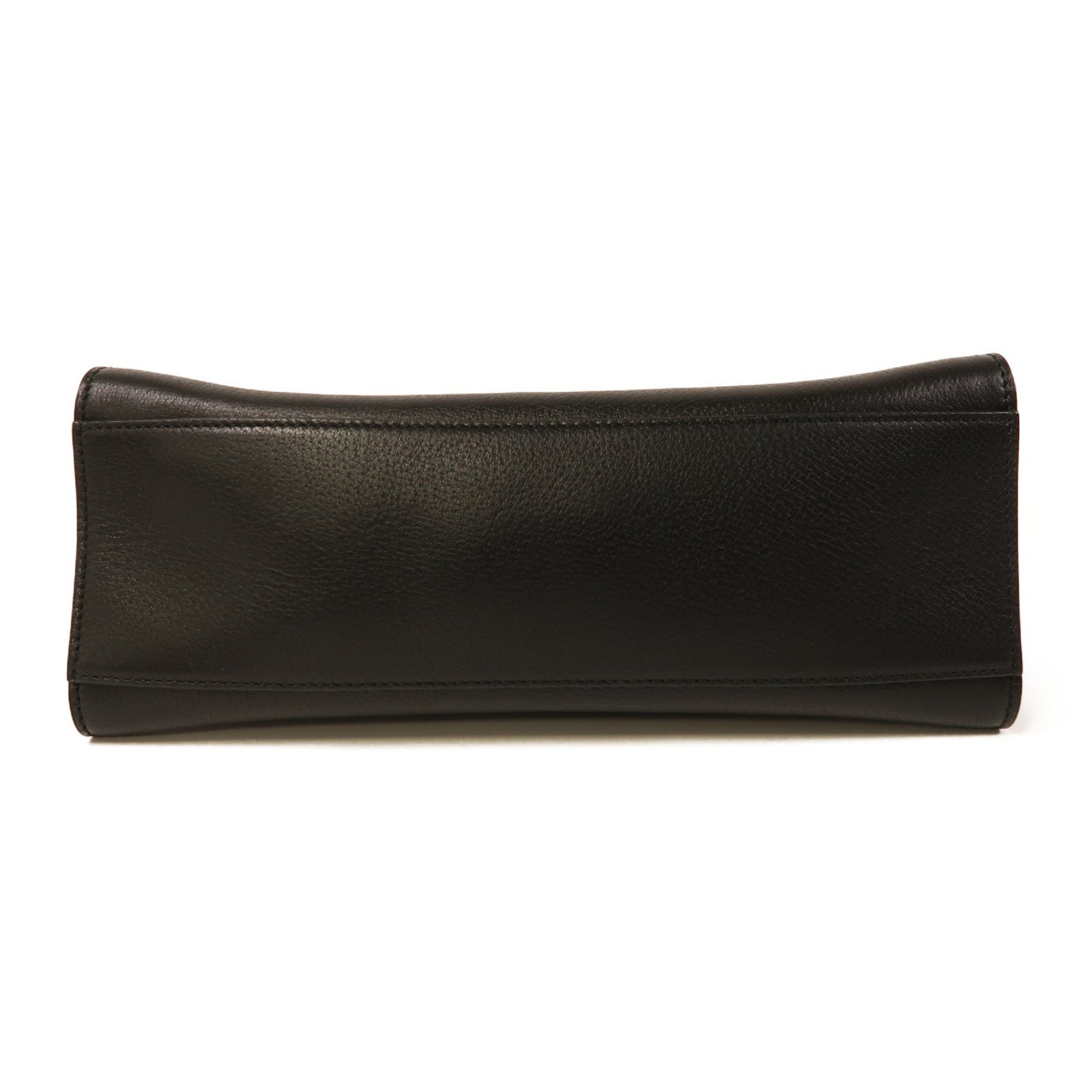 GUCCI 牛皮皮革Shoulder Bag金扣手挽肩背兩用袋黑色