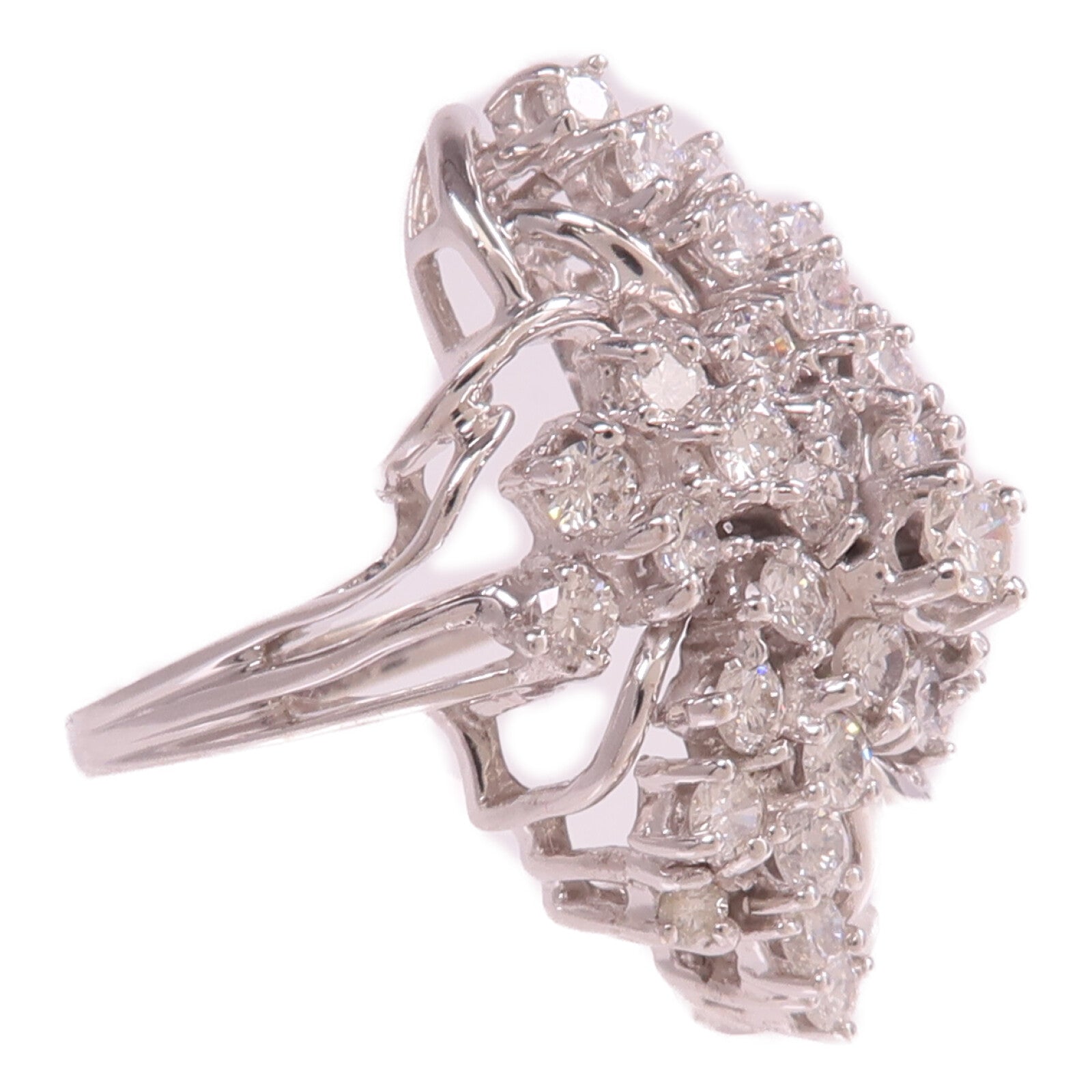 JEWELRY 14K白金Diamond Ring鑽石戒指US#7.5