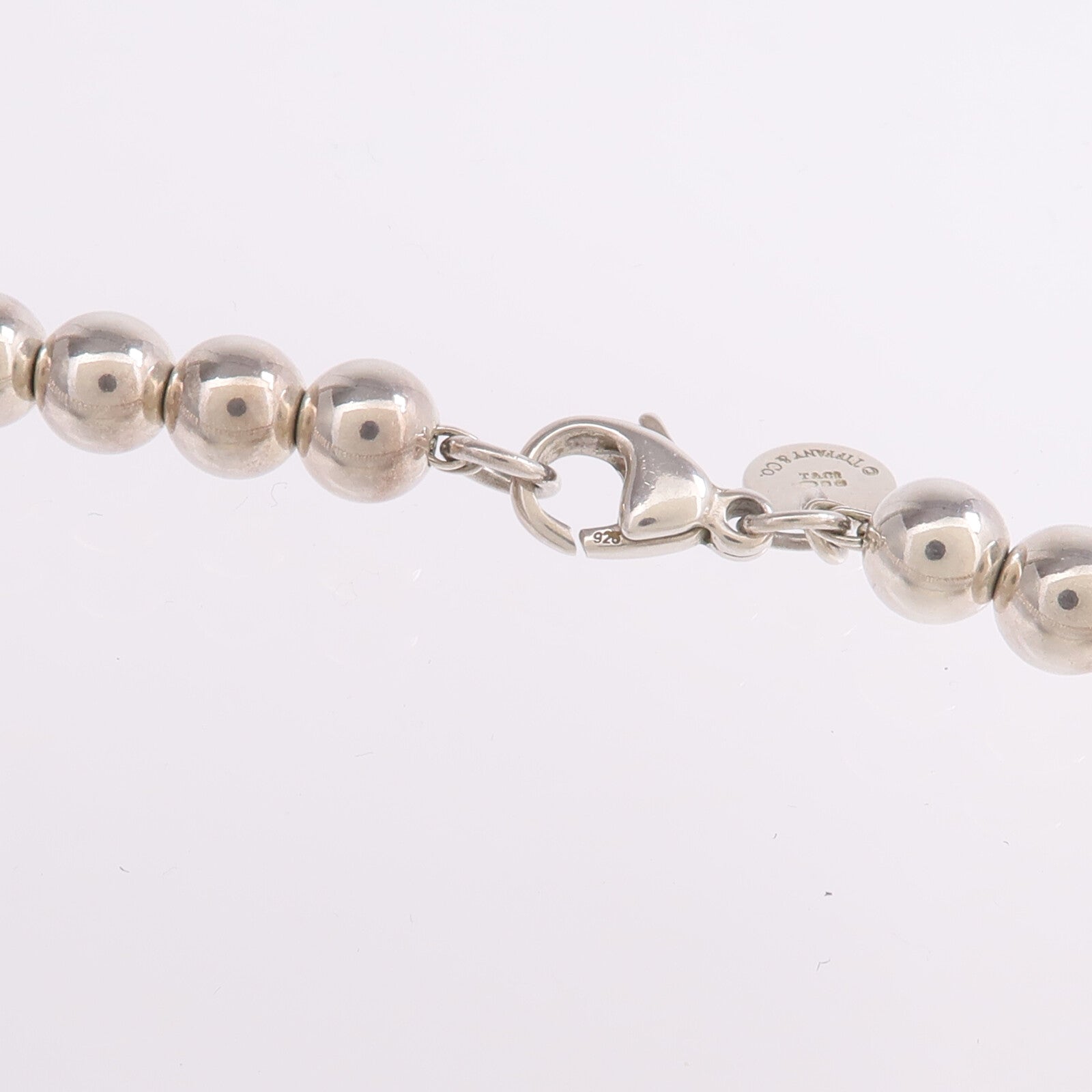 TIFFANY＆CO 925純銀Ball Necklace項鍊
