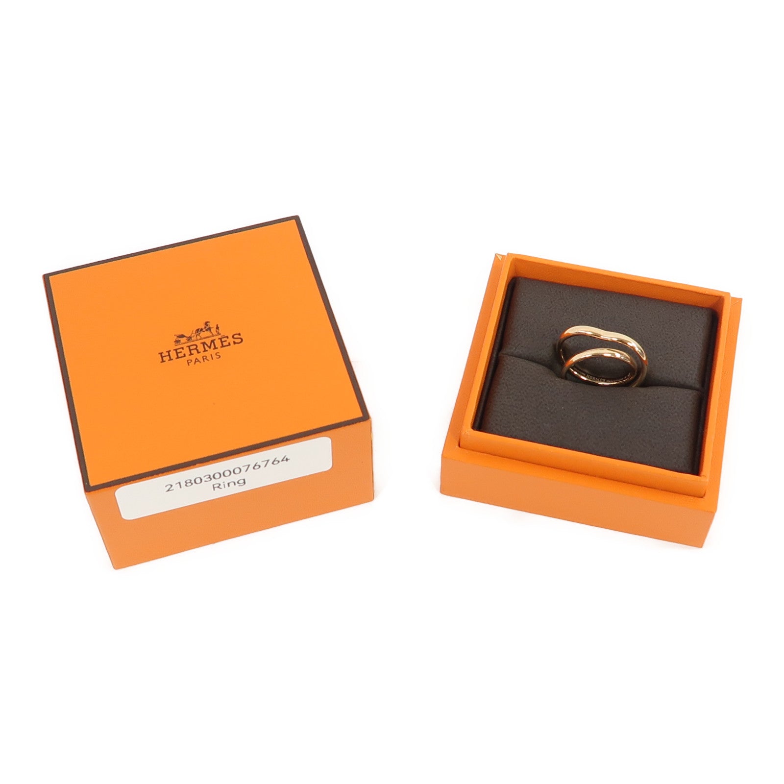 HERMES 【激減優惠】18K玫瑰金Ring戒指US#5.25