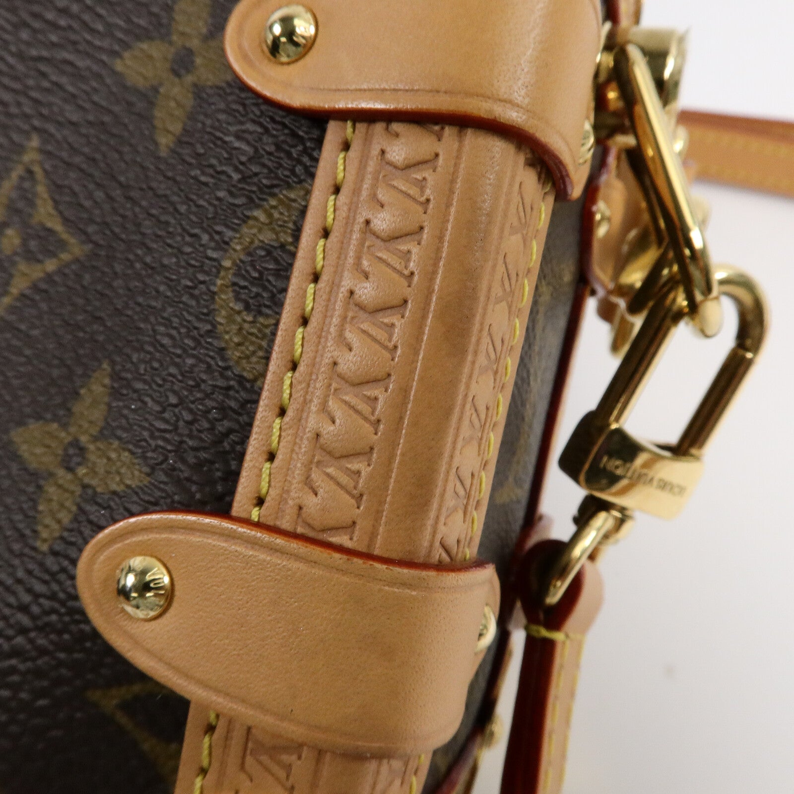 LOUIS VUITTON Monogram Side Trunk PM手挽肩背兩用袋