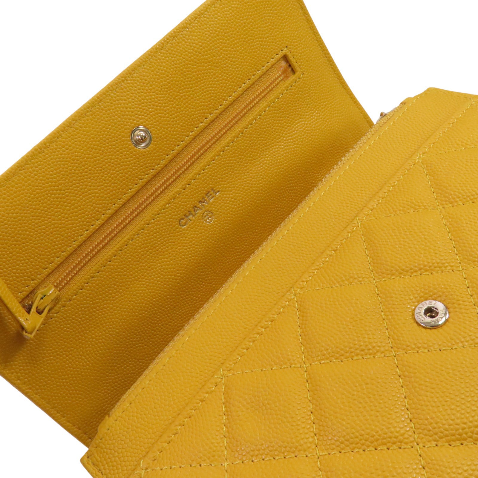 CHANEL 牛皮皮革Chanel WOC Wallet On Chain金扣鏈帶肩背袋