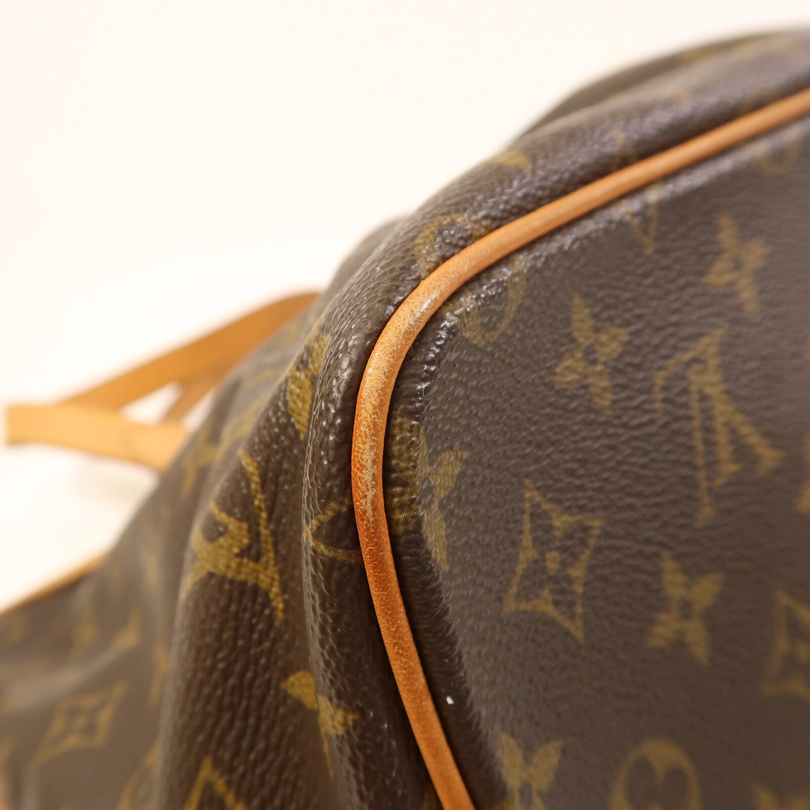 LOUIS VUITTON Monogram Palermo PM金扣手挽肩背兩用袋棕色