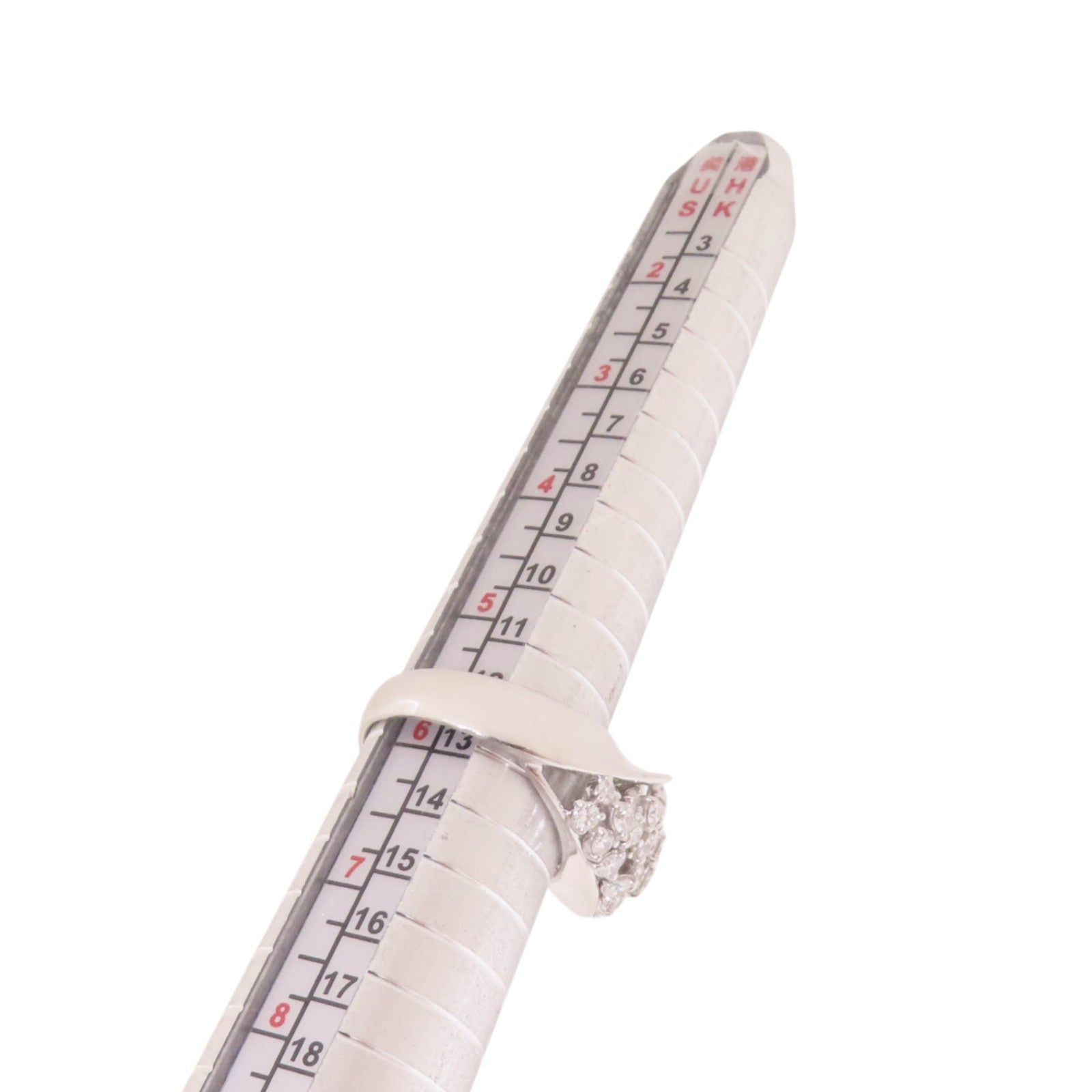 JEWELRY 18K白金/鑽石Diamond Ring戒指US#5.75