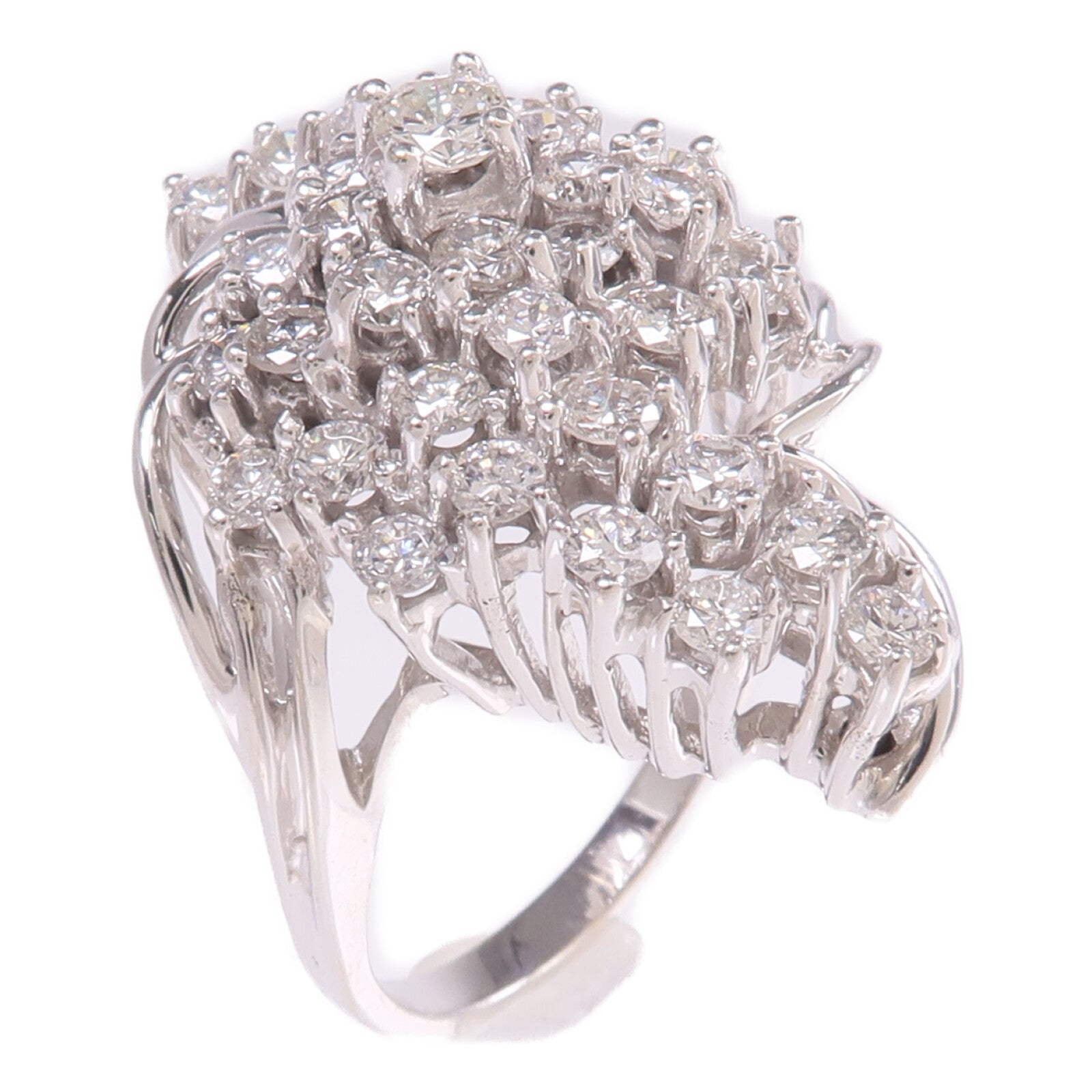 JEWELRY 14K白金Diamond Ring鑽石戒指US#7.5