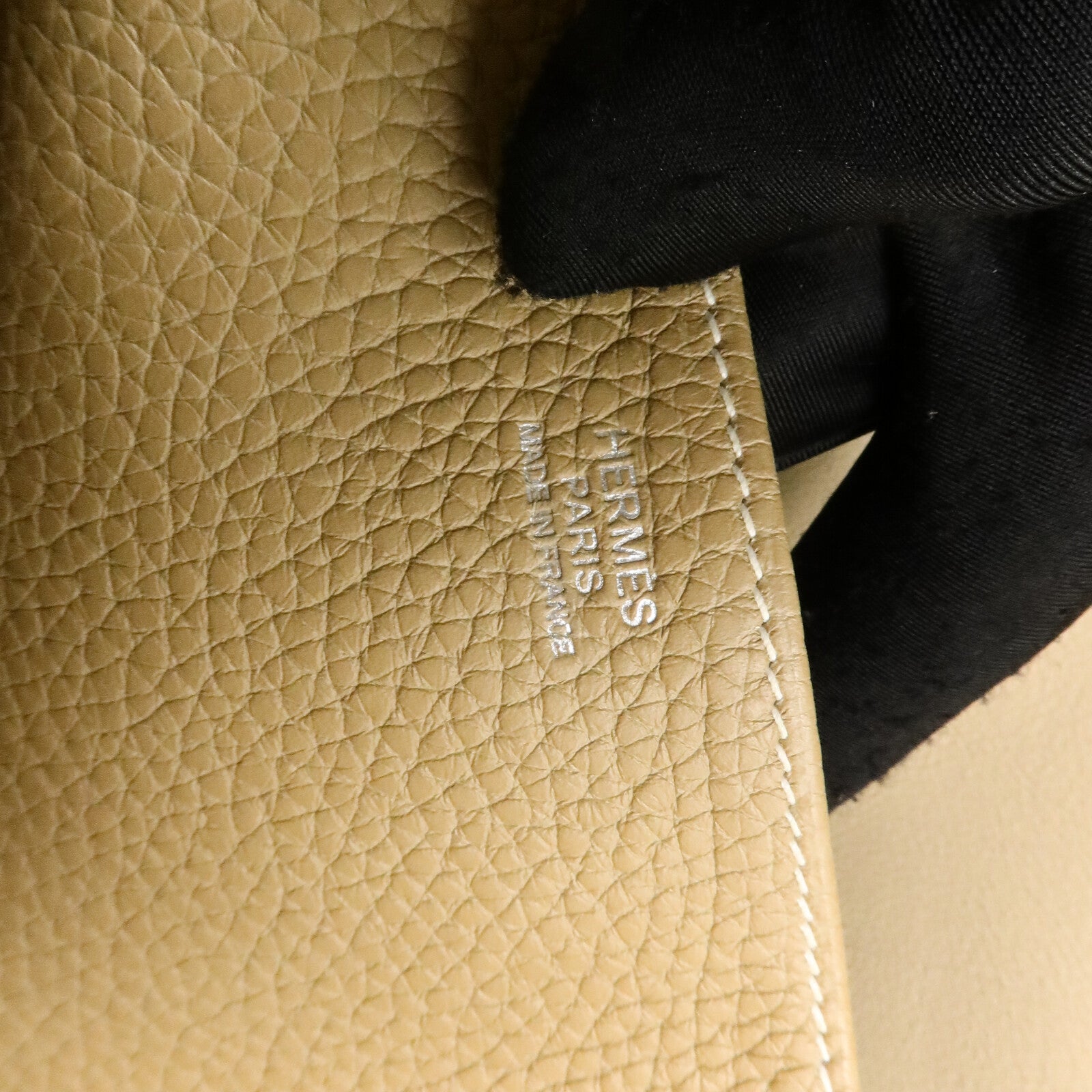 HERMES Clemence皮革Halzan 31手挽肩背兩用袋Trench