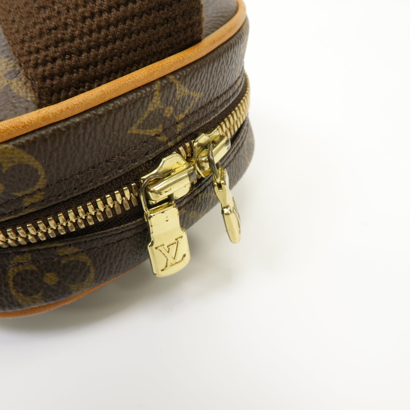 LOUIS VUITTON Monogram Pochette Gange Waist Bag金扣腰包啡色