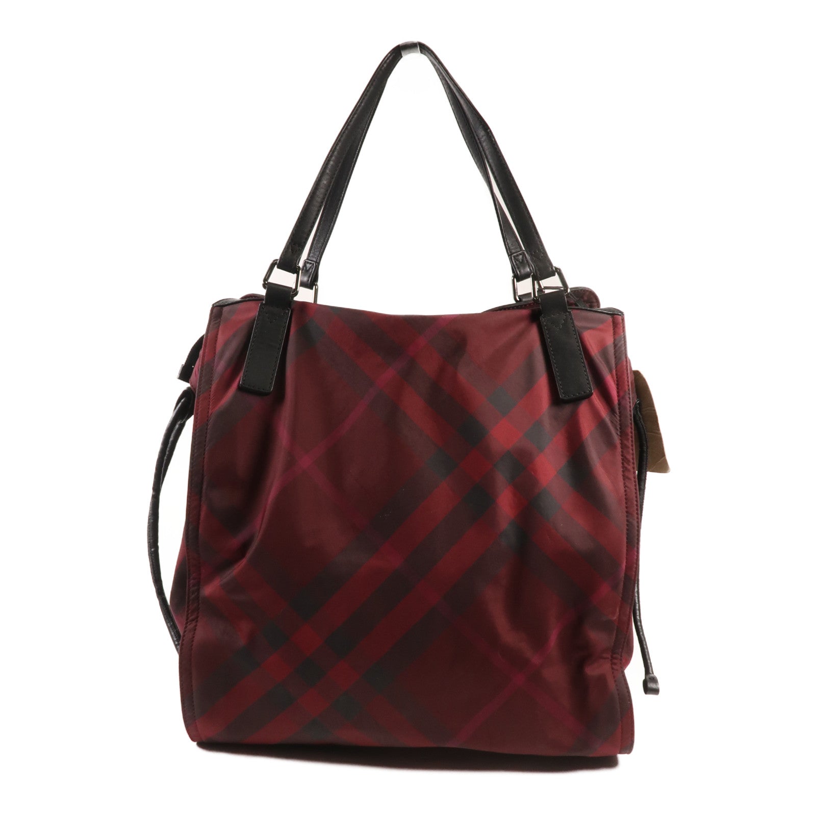 BURBERRY 尼龍Shoulder Bag銀扣肩背袋