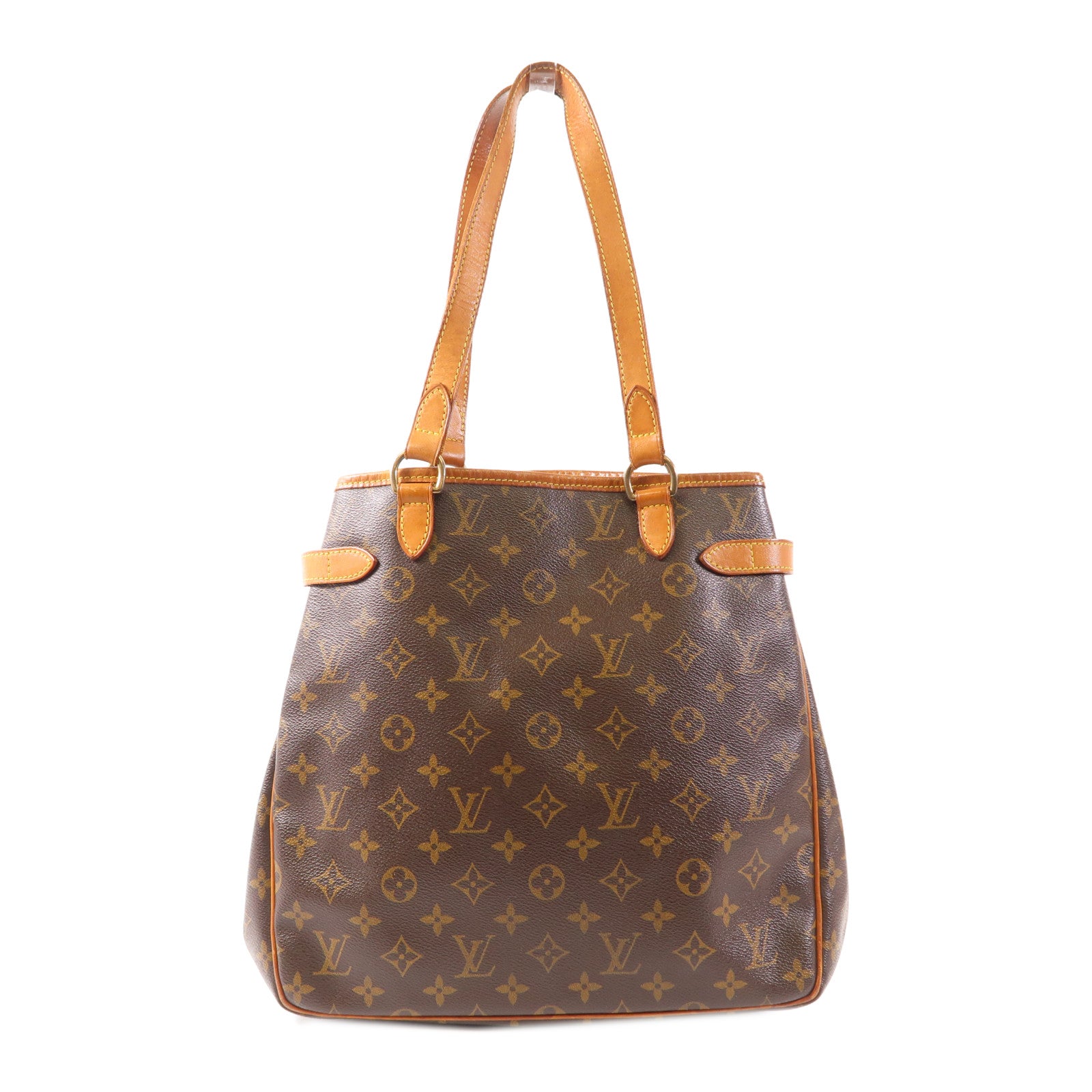 LOUIS VUITTON LV GHW Batignolles Shoulder Tote Bag Handbag M51153 Monogram Brown