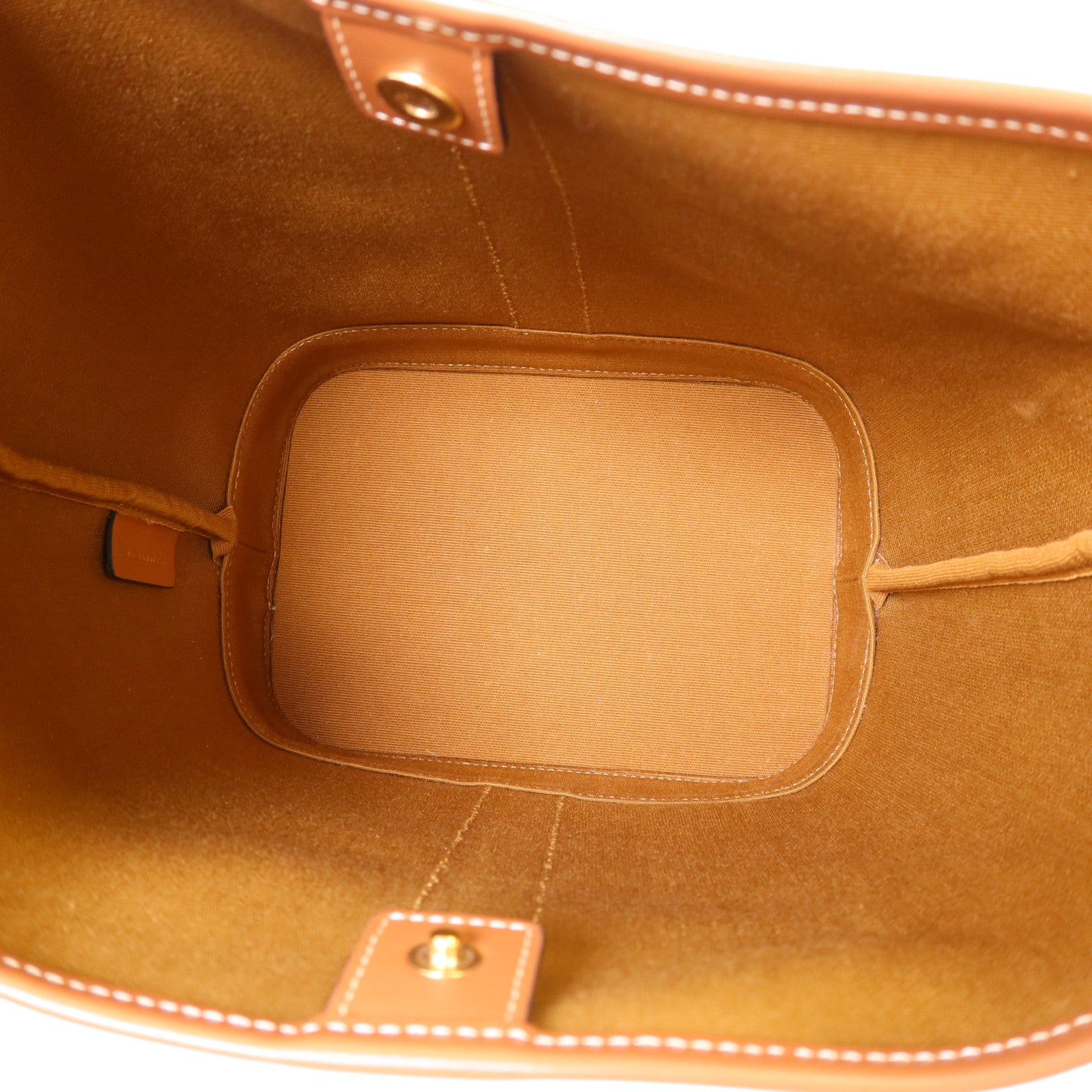 CELINE 塗層帆布Bucket Bag Small金扣肩背袋