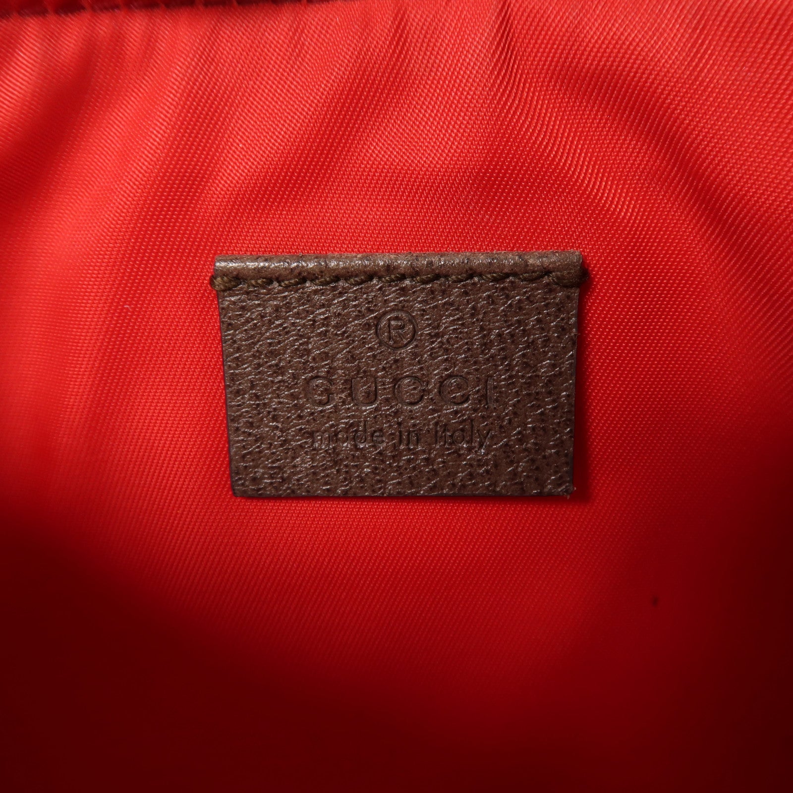 GUCCI 塗層皮革Bengal Tiger Flower金扣肩背袋