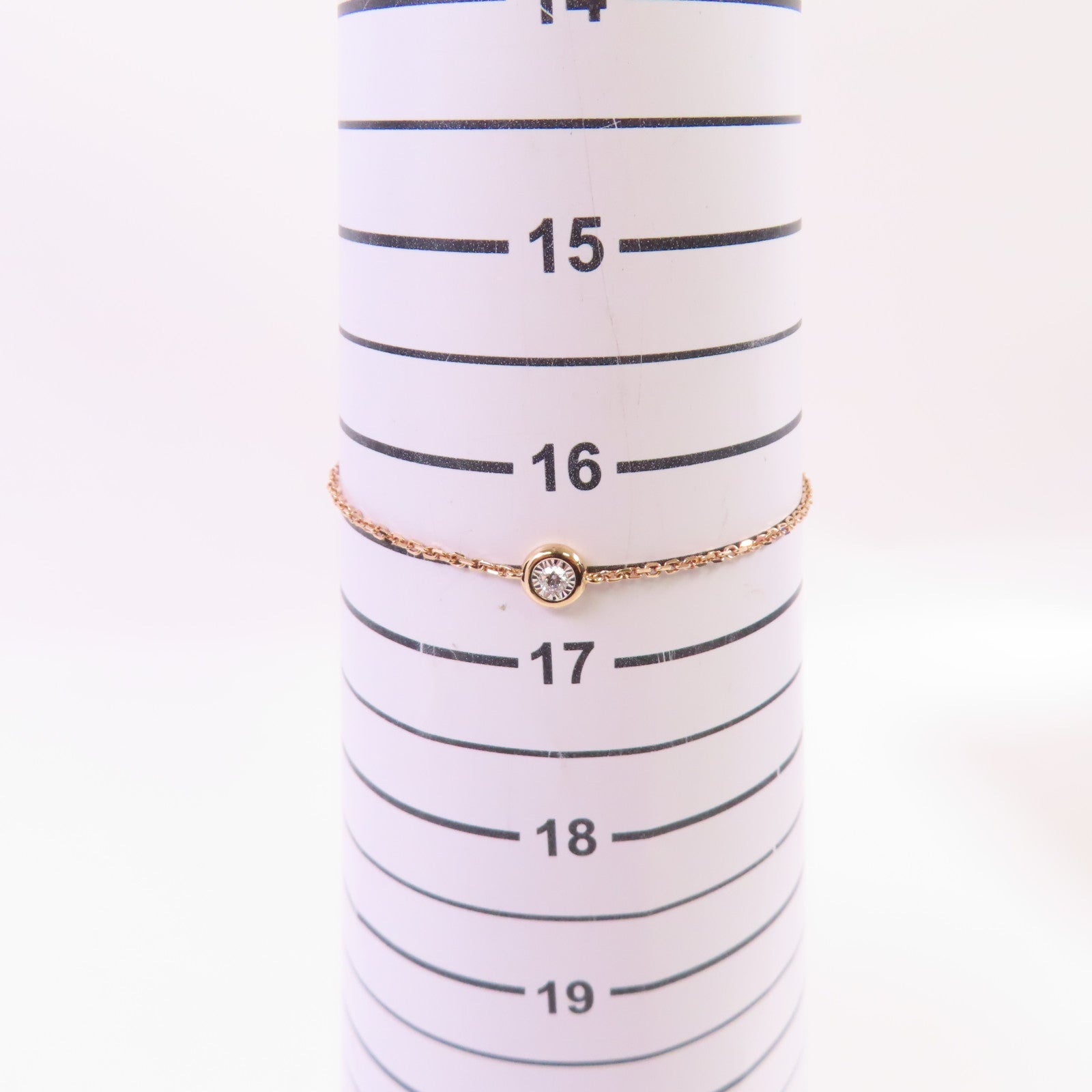 JEWELRY 【激減優惠】18K玫瑰金Diamond Bracelet 0.07ct鑽石手鏈