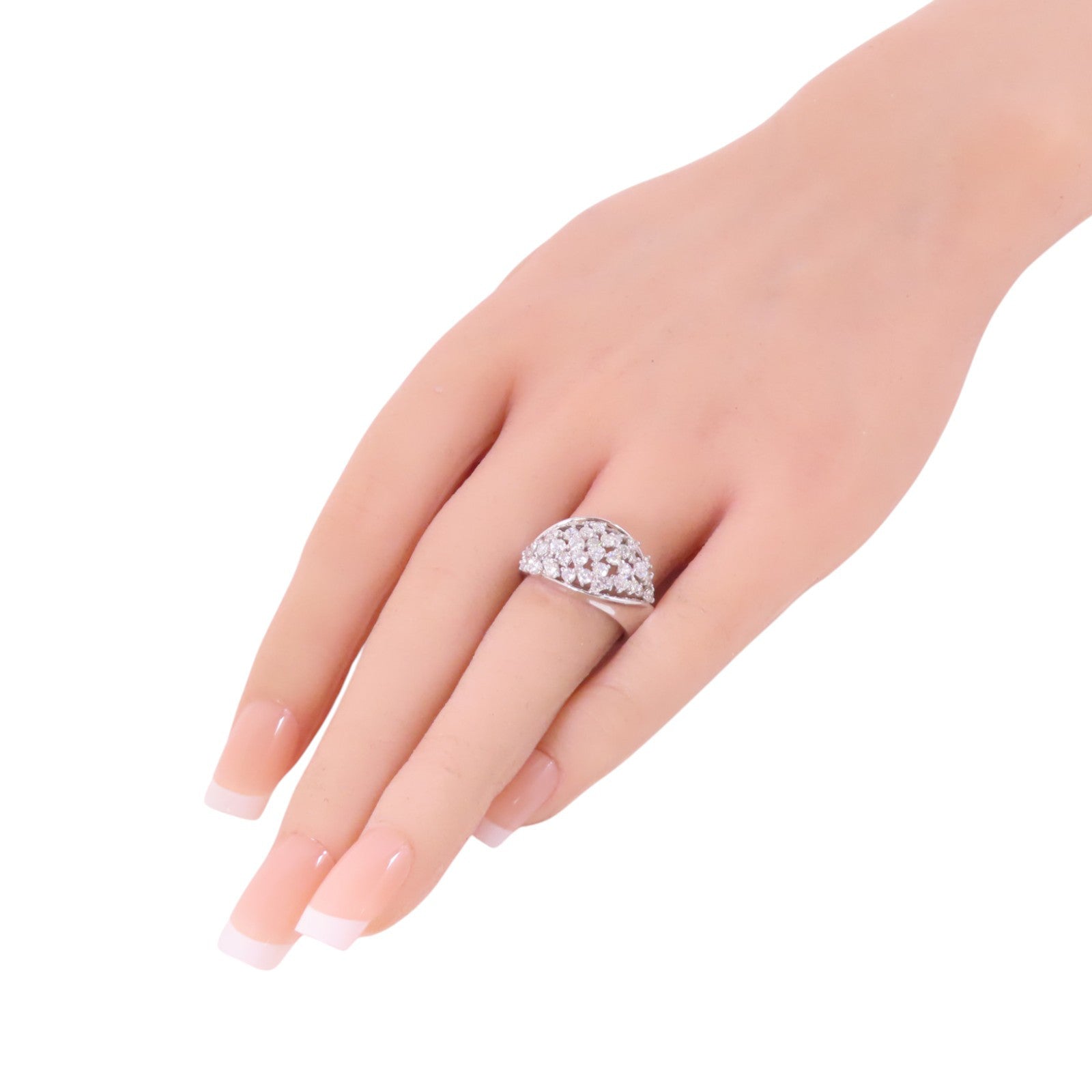JEWELRY 18K白金/鑽石Diamond Ring戒指US#5.75