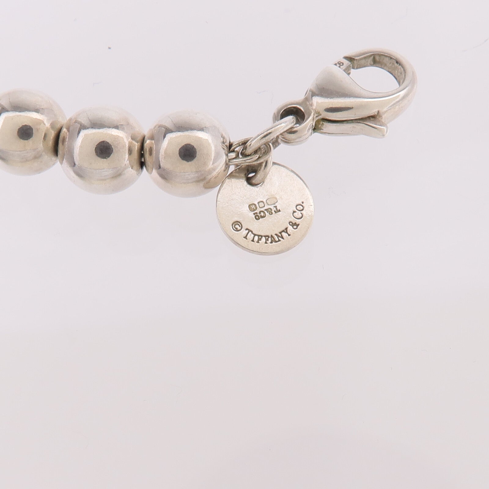 TIFFANY＆CO 925純銀Ball Necklace項鍊