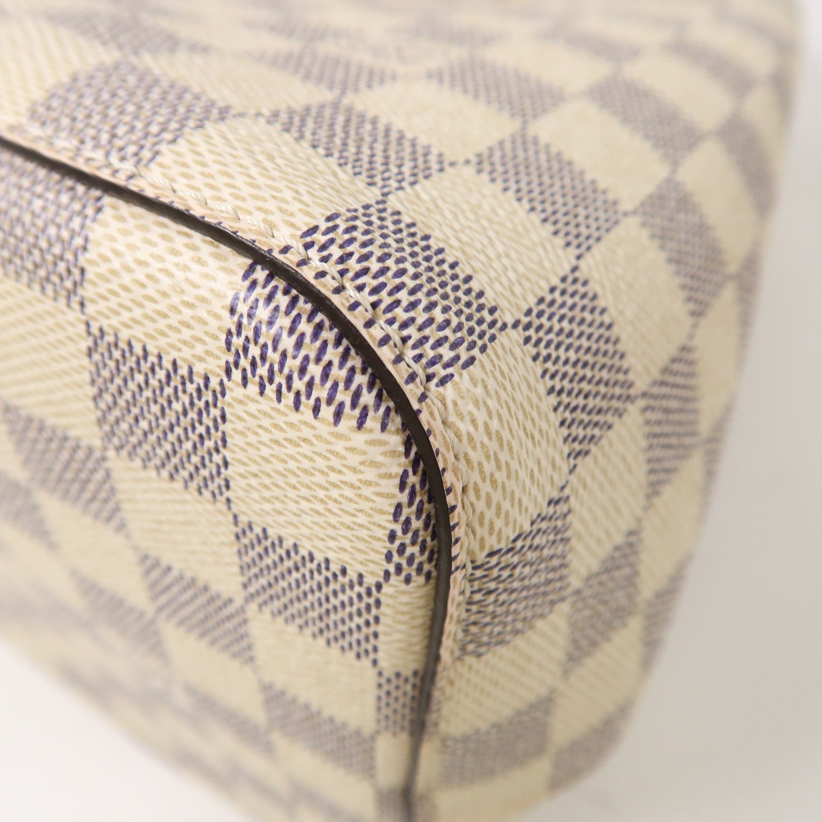 LOUIS VUITTON Damier Azur Neo Noe金扣肩背袋白色