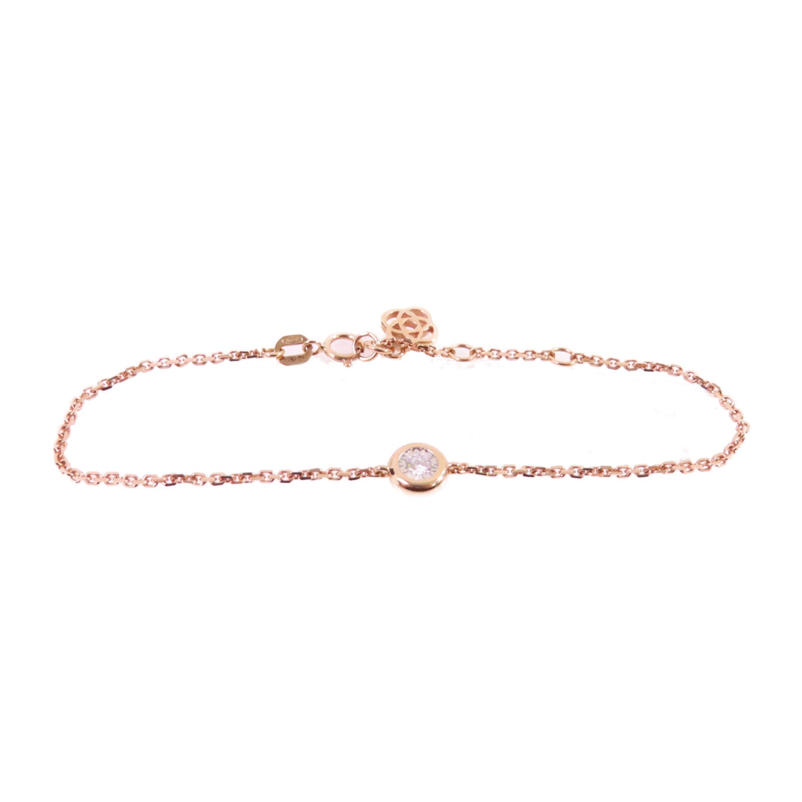 JEWELRY 【激減優惠】18K玫瑰金Diamond Bracelet 0.07ct鑽石手鏈