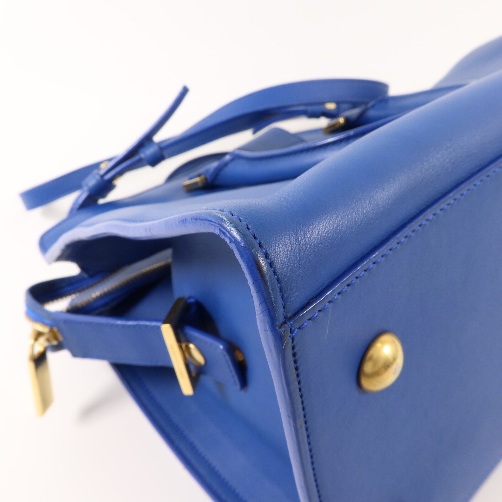 SAINT LAURENT 牛皮皮革2 Way Shoulder Bag手挽肩背兩用袋