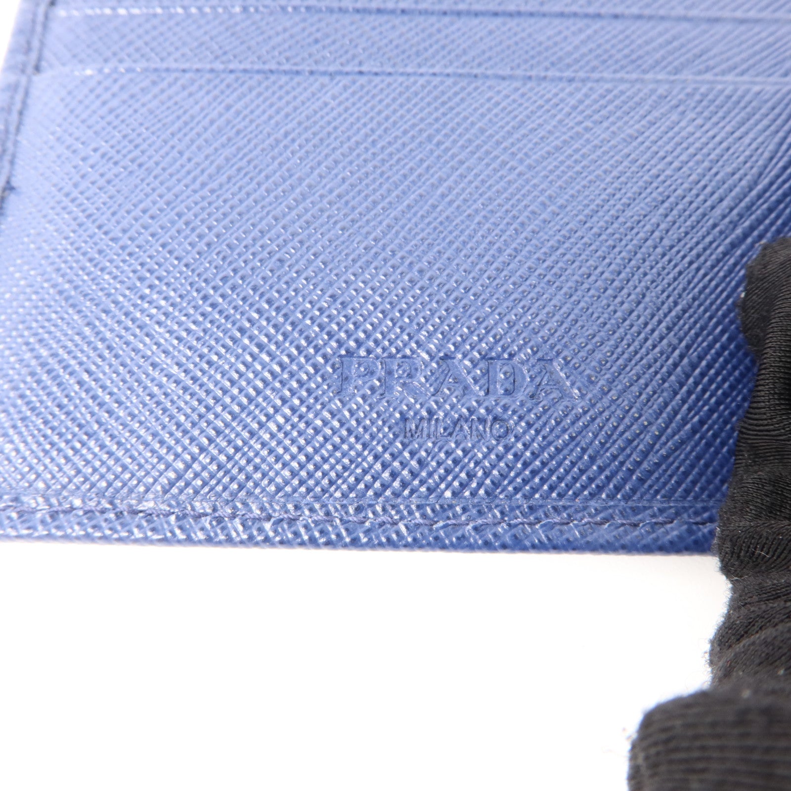 PRADA Saffiano皮革Bifold Wallet錢包