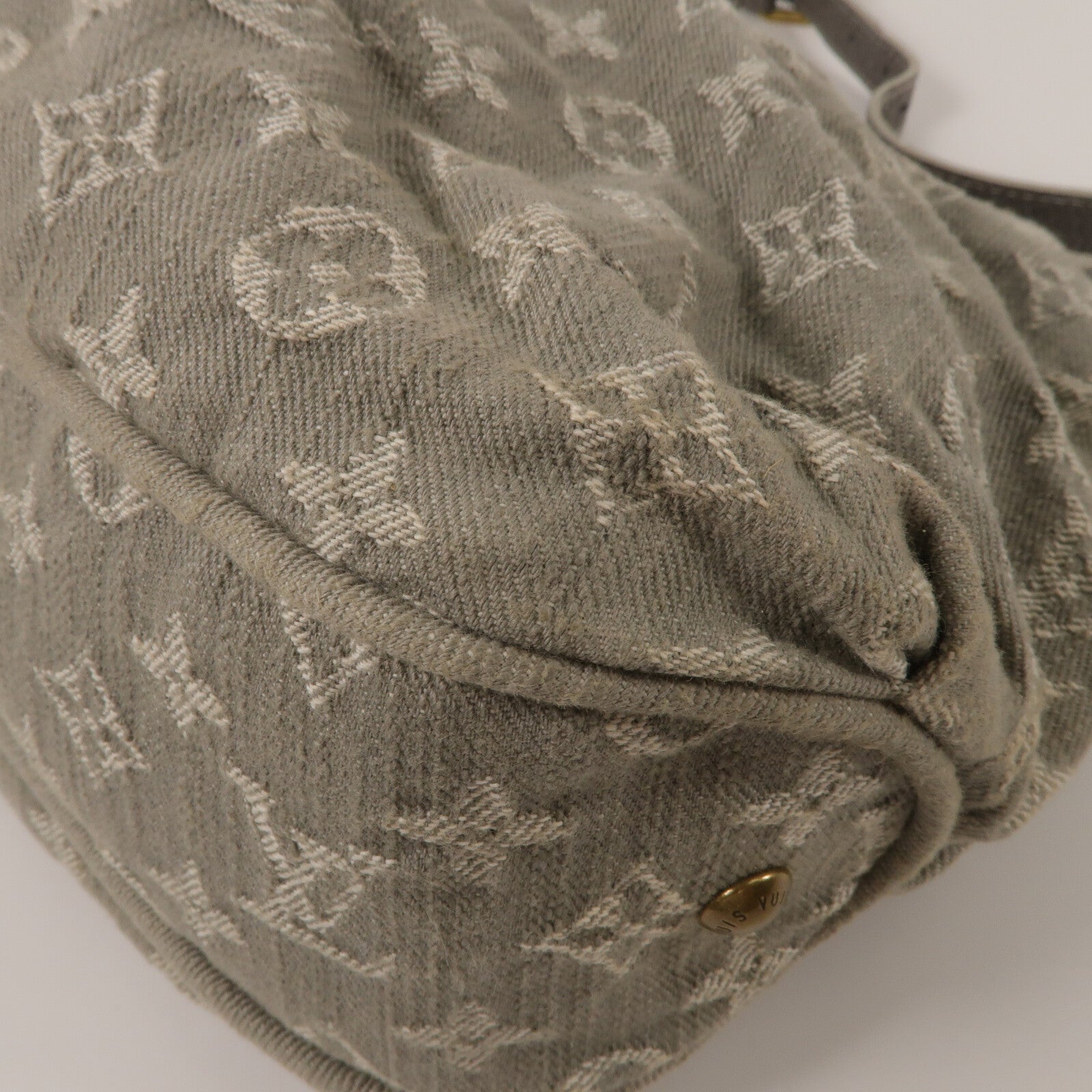 LOUIS VUITTON Mono-Denim Slightly肩背袋