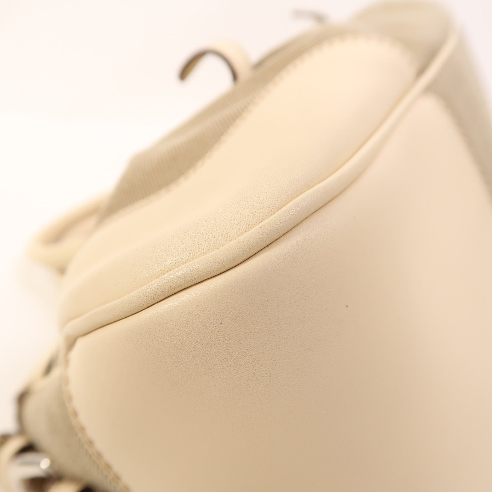 PRADA 【激減優惠】帆布/牛皮皮革2 Way Shoulder銀扣手挽肩背兩用袋