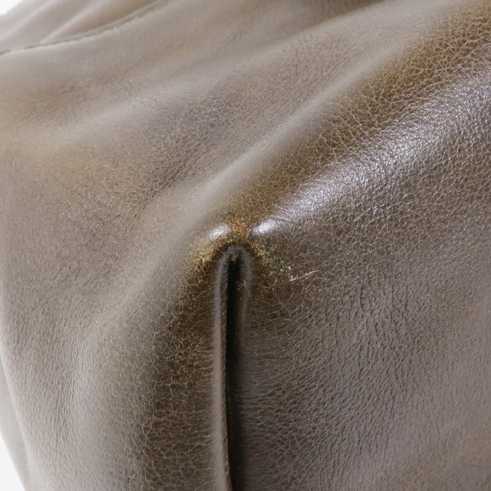 CELINE 牛皮皮革Hand Bag銀扣手挽袋