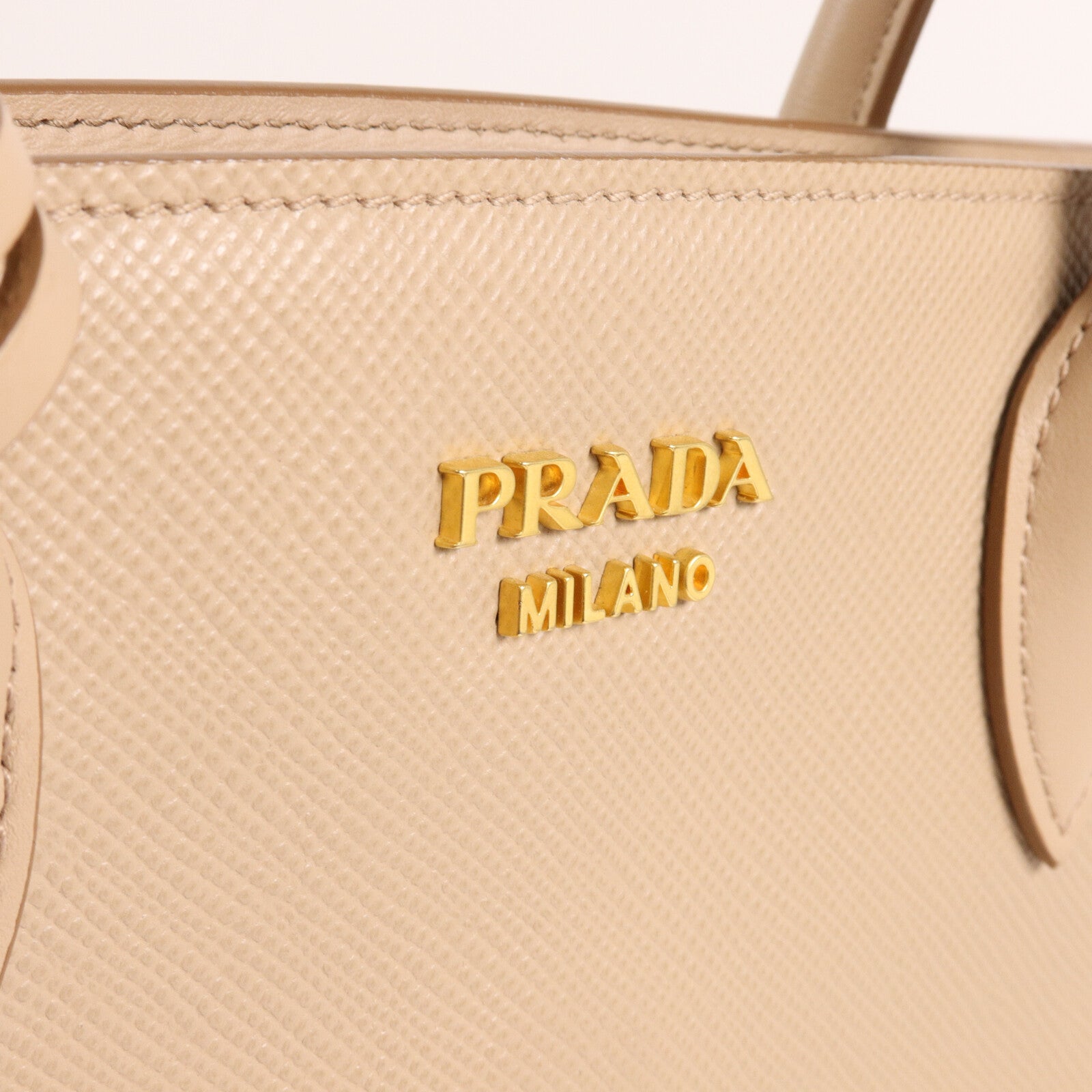 PRADA Saffiano皮革Double手挽肩背兩用袋
