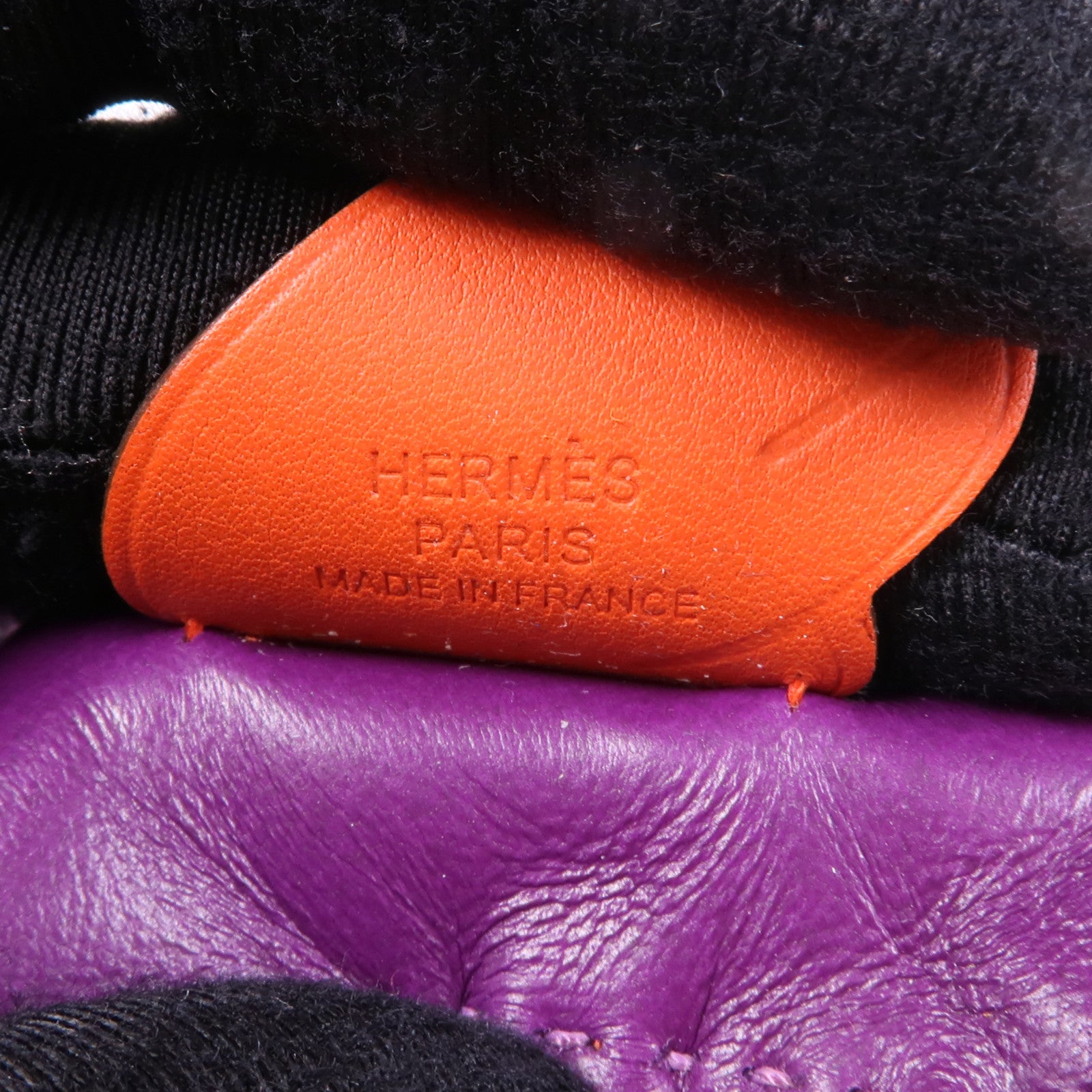 HERMES Rodeo Pegase Charm/Strap Milo Leather Swift Leather Purple/Red