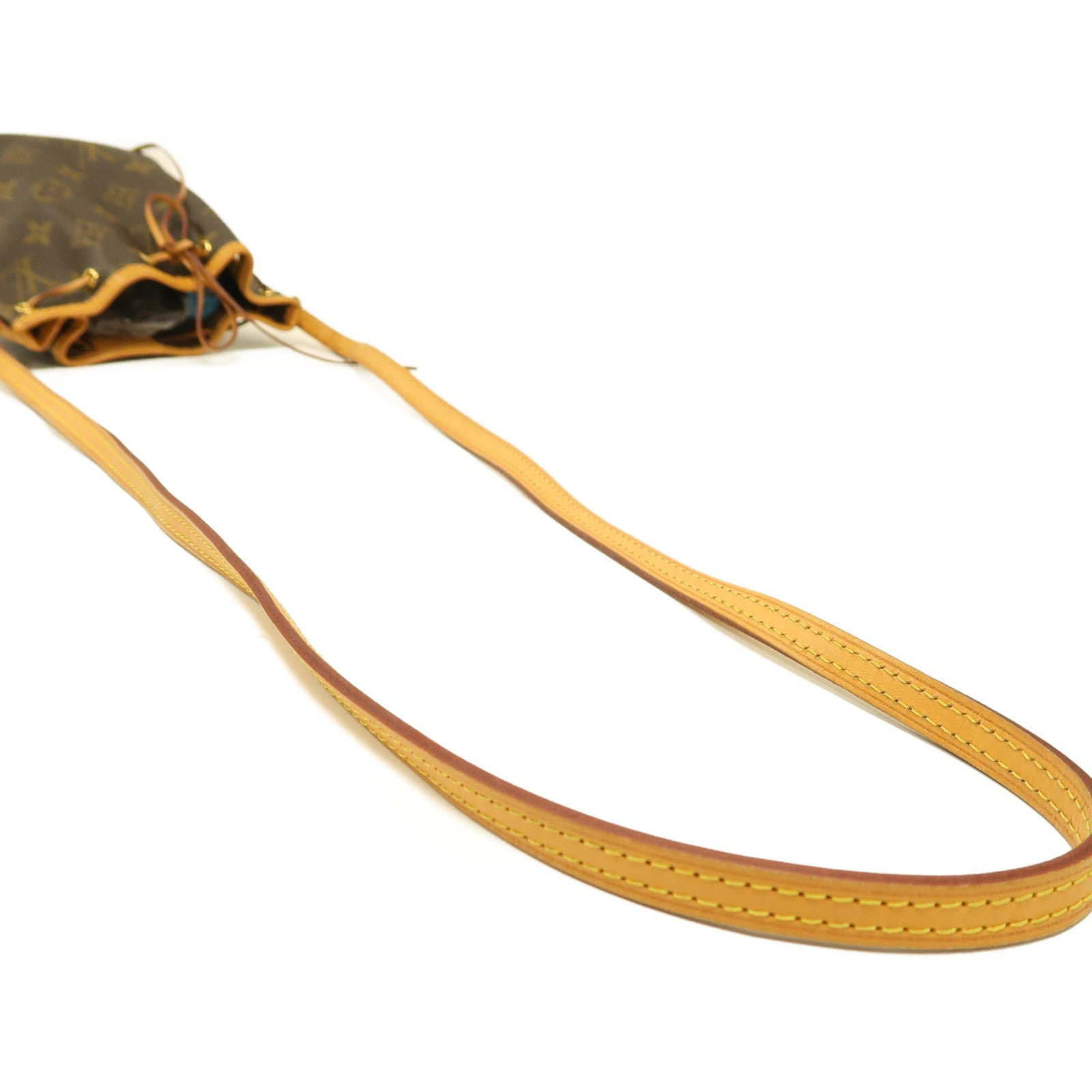LOUIS VUITTON Monogram Nano Noe金扣肩背袋啡色